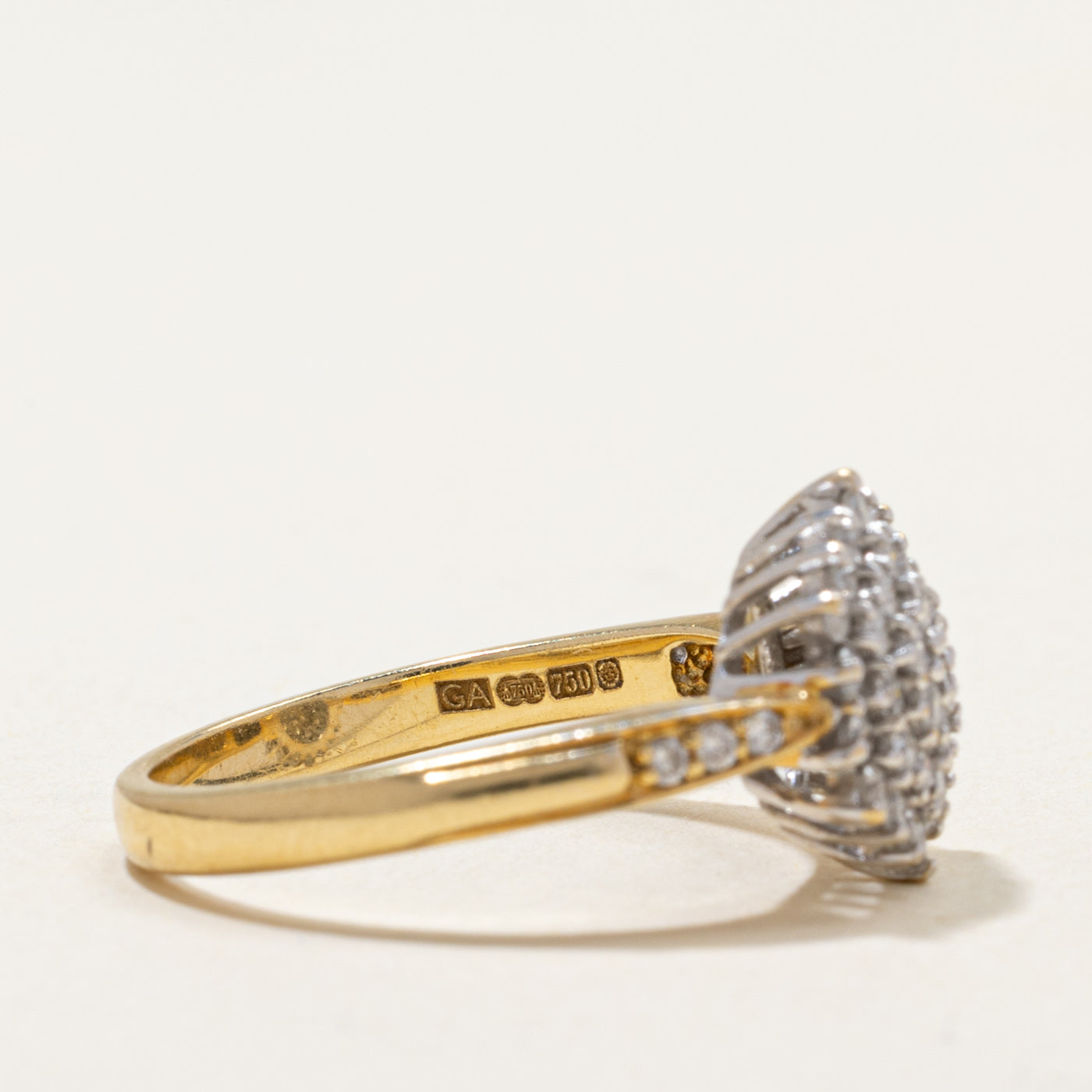 Diamond Cluster Cocktail Ring | 0.50ctw | SZ 6.25