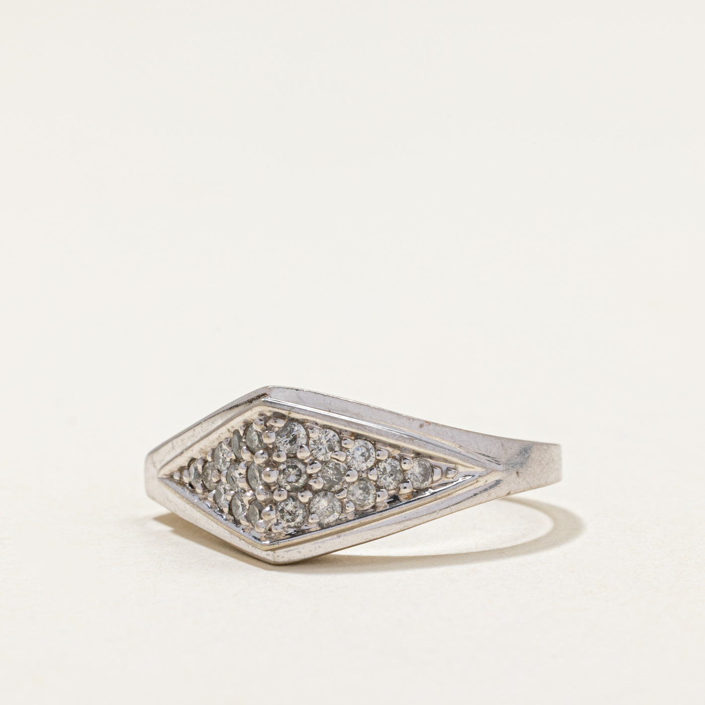 Rhombus Diamond Cluster Ring | 0.40ctw | SZ 6.75