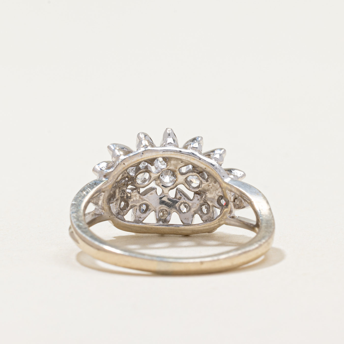 Diamond Cluster Cocktail Ring | 0.34ctw | SZ 6