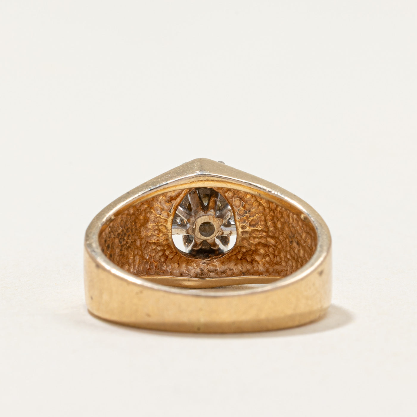 Diamond Petal Tapered Ring | 0.47ctw | SZ 6