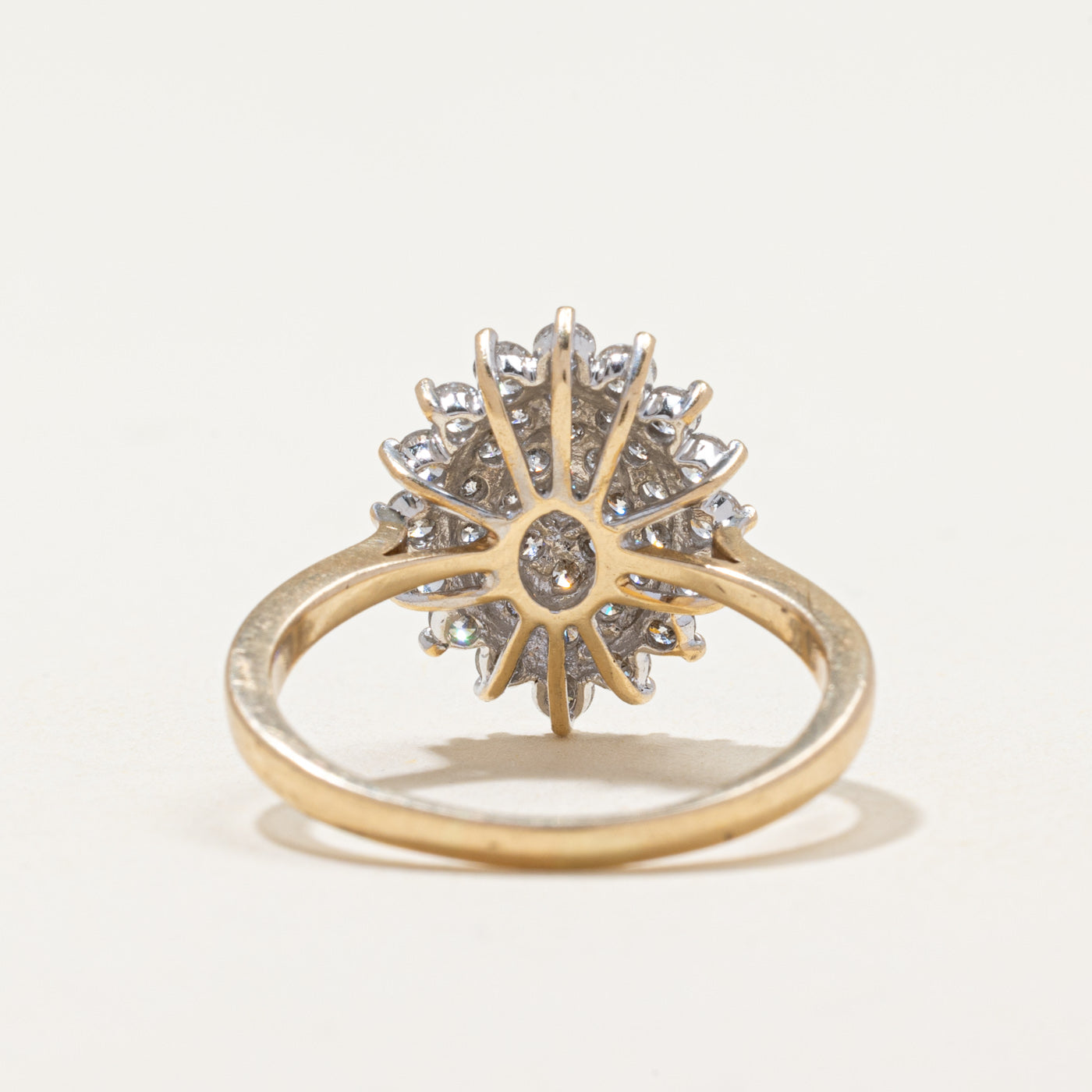 Diamond Cluster Cocktail Ring | 1.18ctw | SZ 7.75