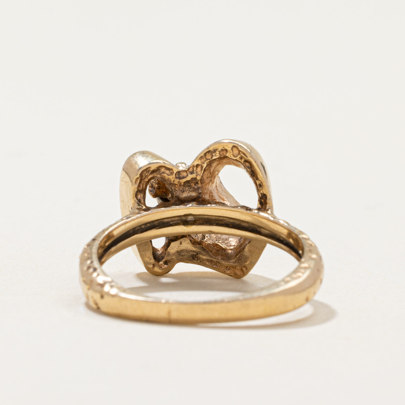 Solitaire Diamond Abstract Ring | 0.23ct | SZ 6.25