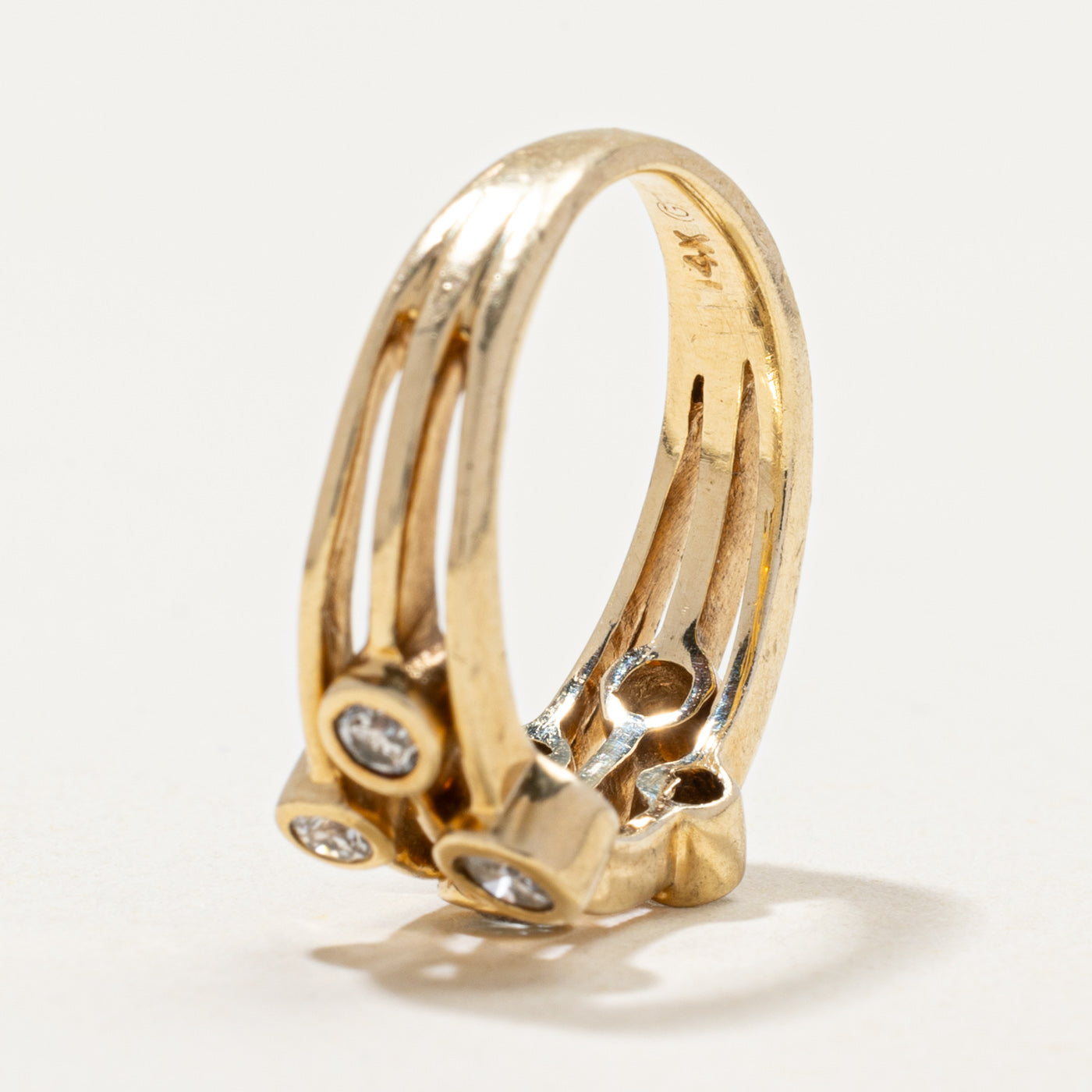 Scattered Bezel Set Diamond Ring | 0.52ctw | SZ 5.75
