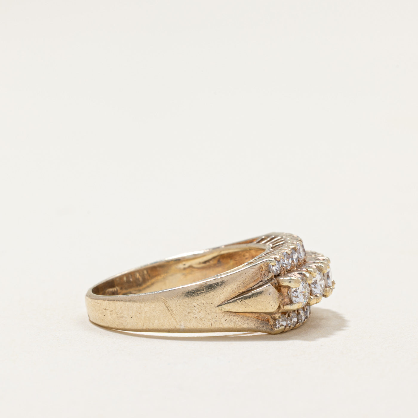 Multi Row Diamond Ring | 0.65ctw | SZ 6.25