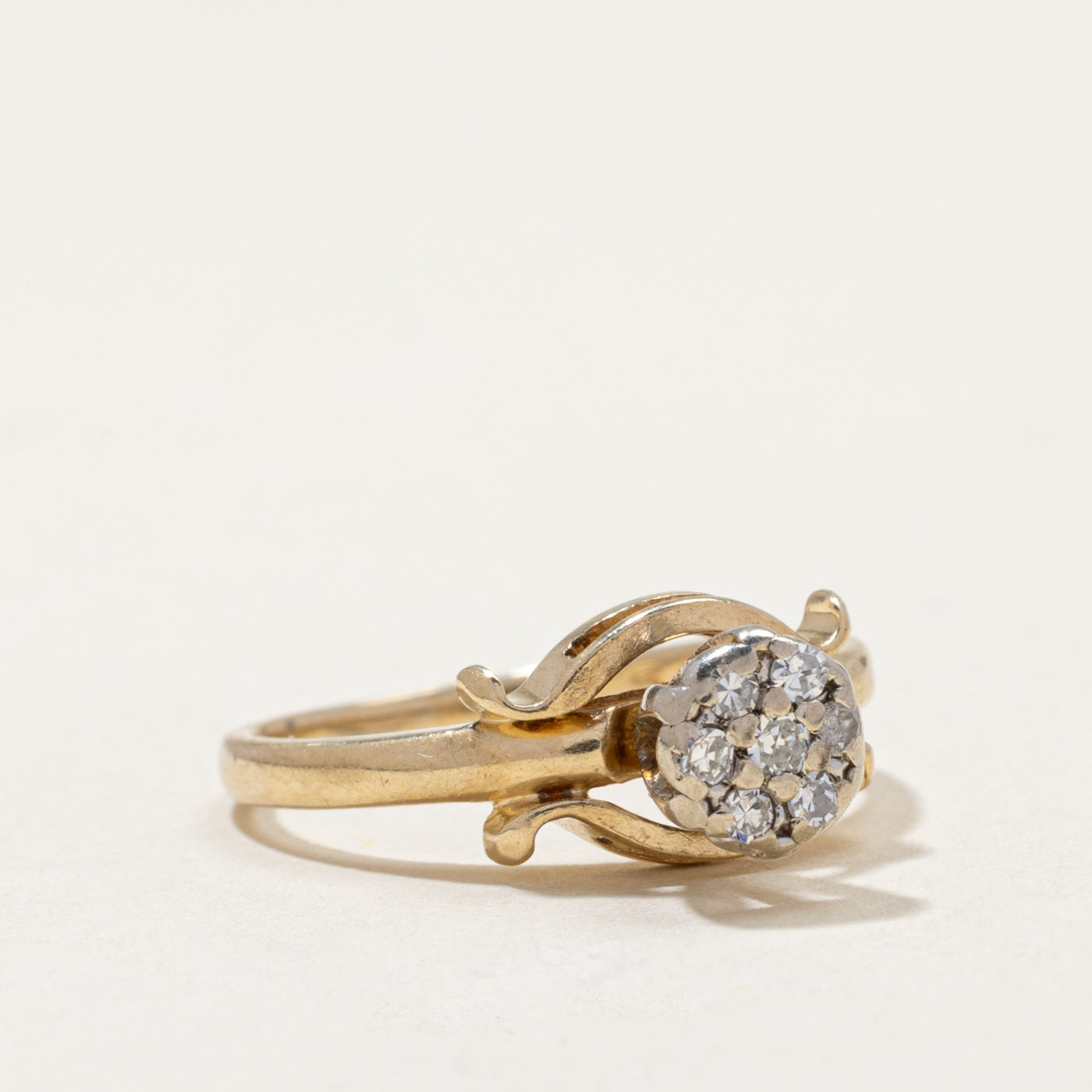 Diamond Round Cluster Ring | 0.12ctw | SZ 4.5