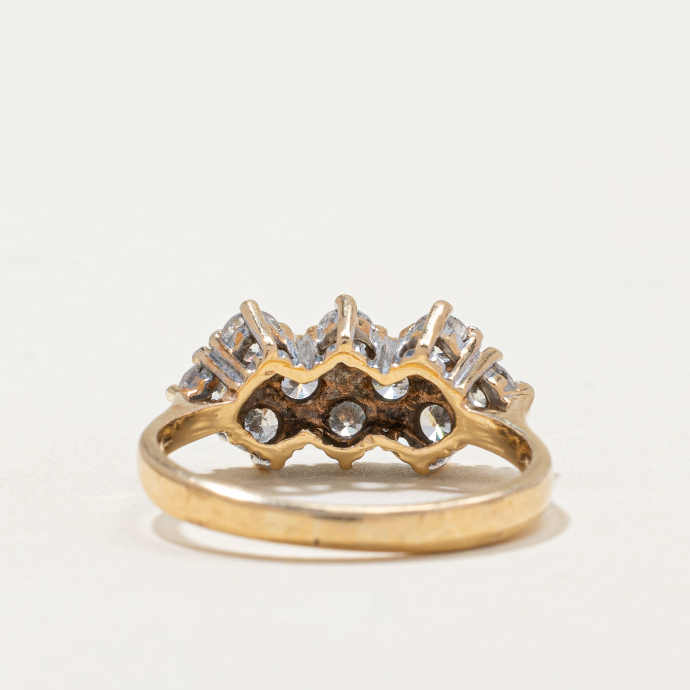 14K Diamond Cluster Cocktail Ring | 0.80ctw | SZ 5.25