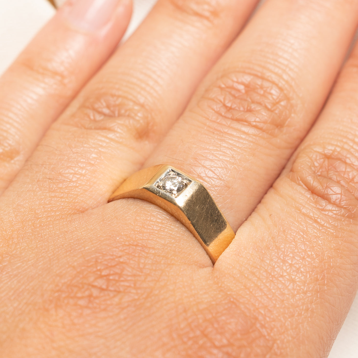 Solitaire Diamond Ring | 0.25ct | SZ 12