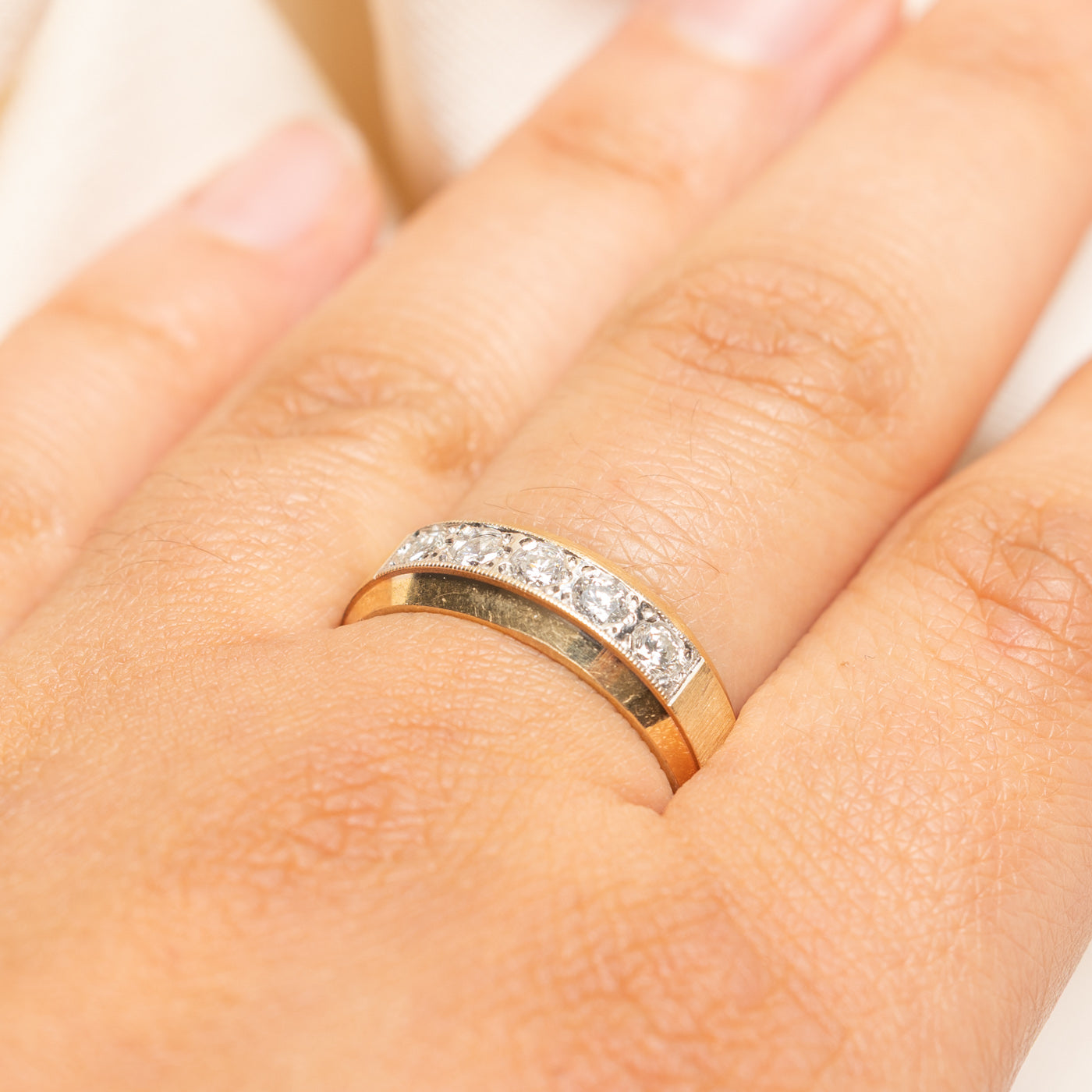 Five Stone Diamond Band | 0.55ctw | SZ 8.75