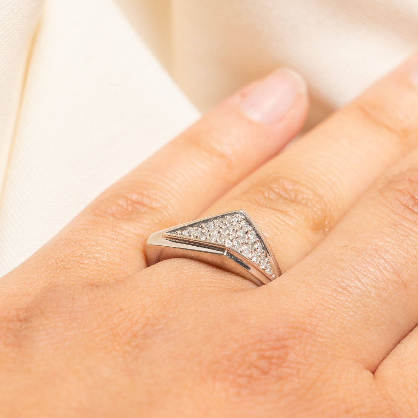 Rhombus Diamond Cluster Ring | 0.40ctw | SZ 6.75