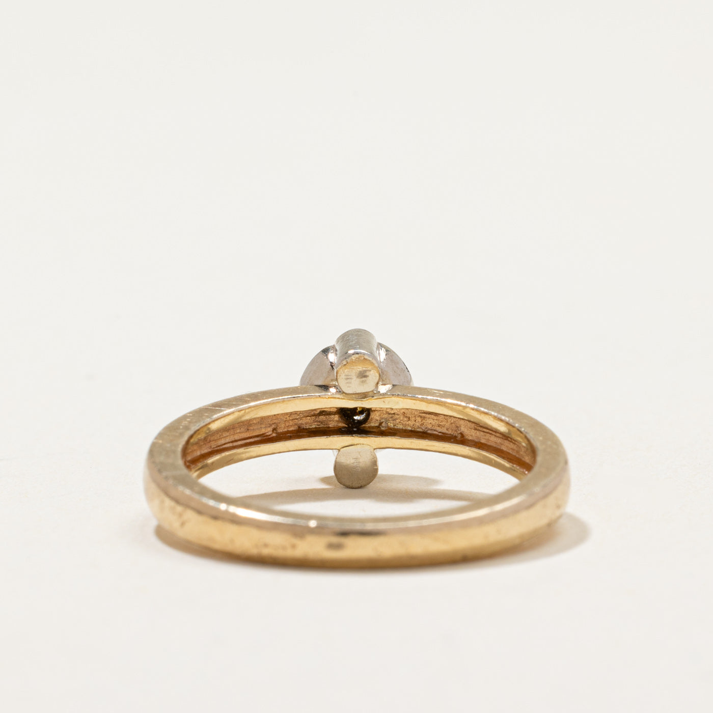 Bezel Set Solitaire Diamond Ring | 0.14ct | SZ 6.5