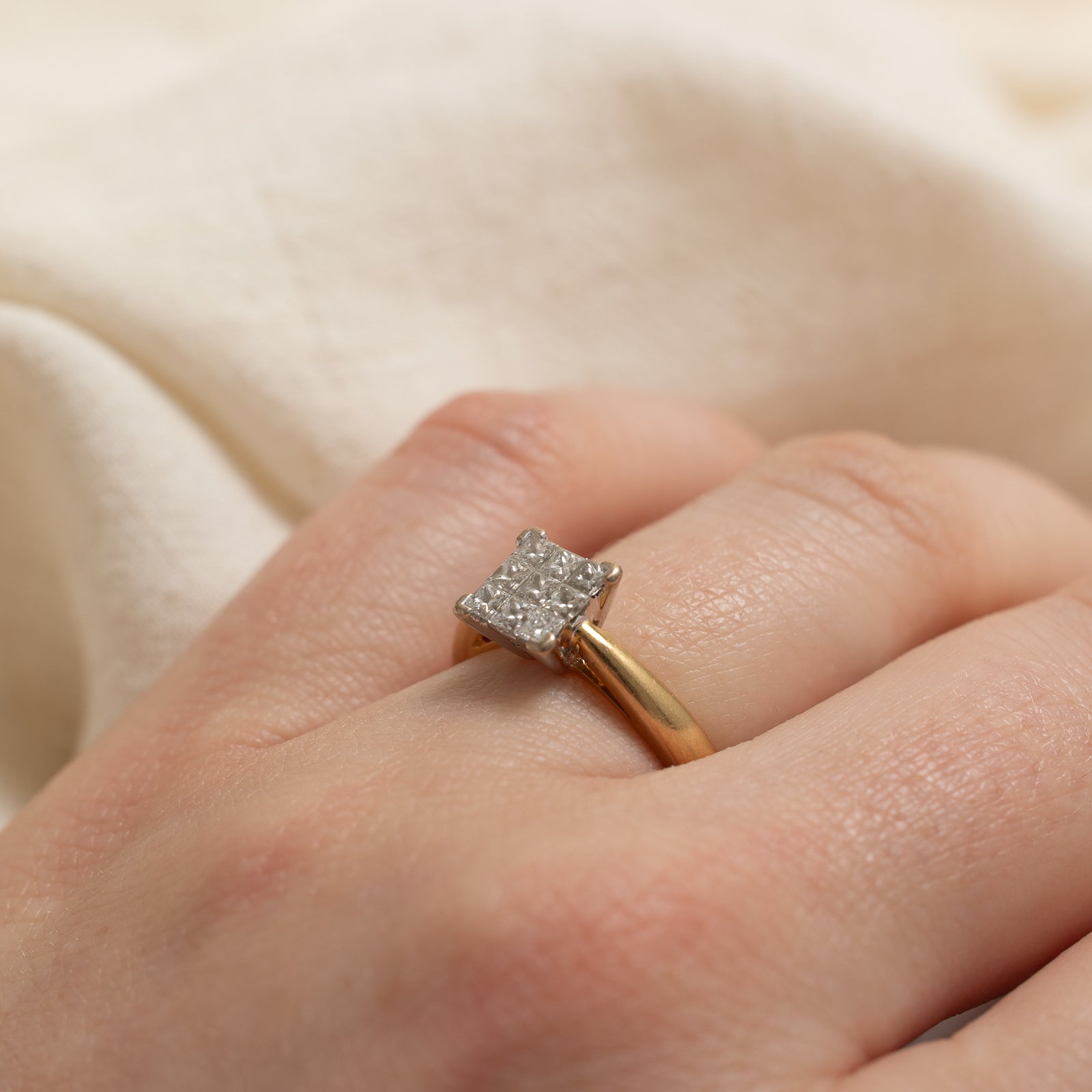 Invisible Illusion Set Diamond Ring | 0.52ctw | SZ 5.5