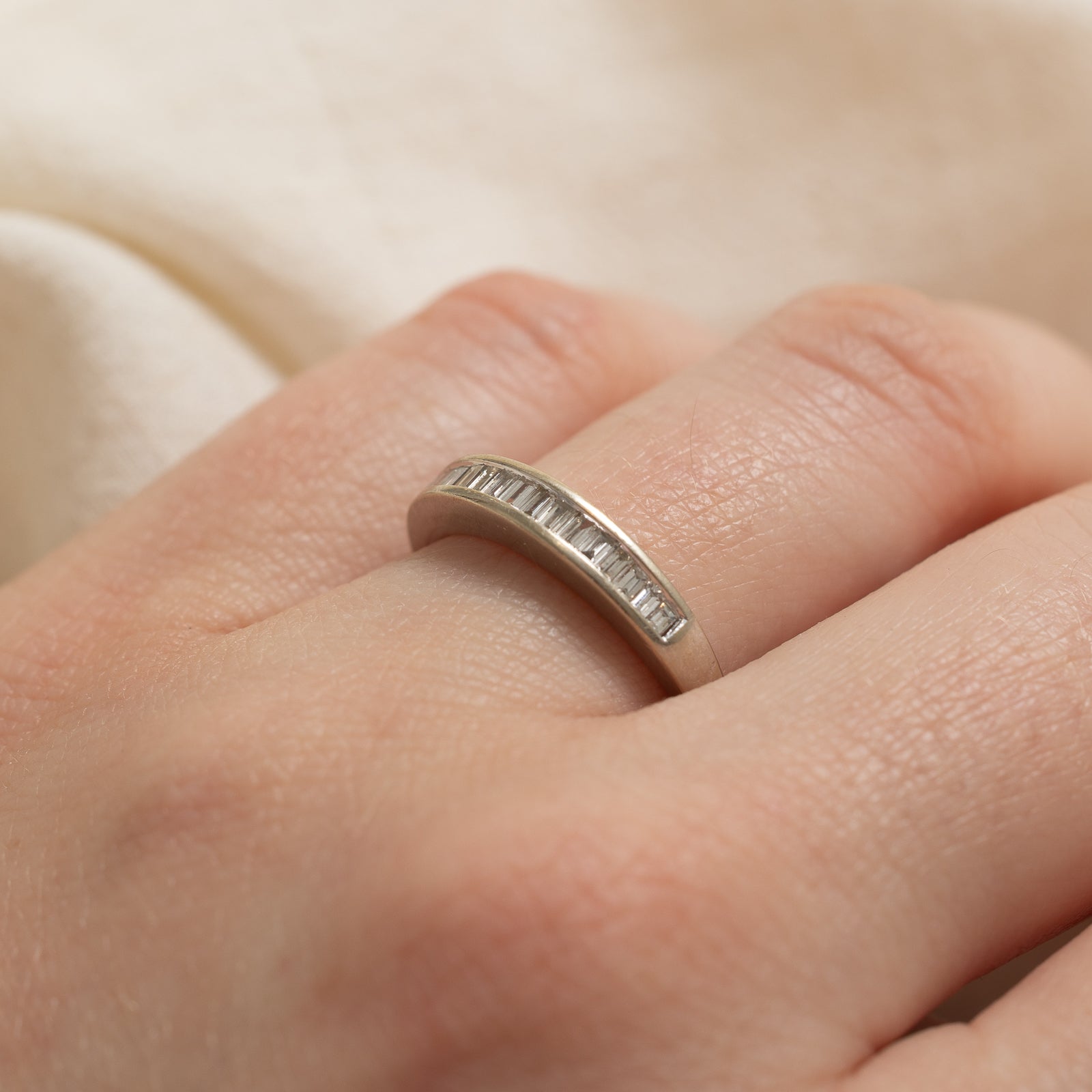 Channel Set Diamond Band | 0.24ctw | SZ 6.75