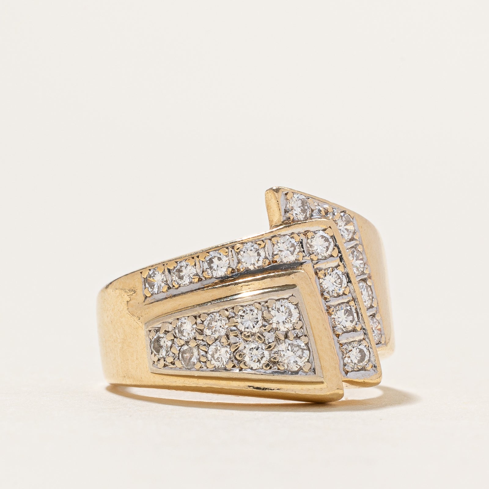Diamond Abstract Cocktail Ring | 0.41ctw | SZ 5.25