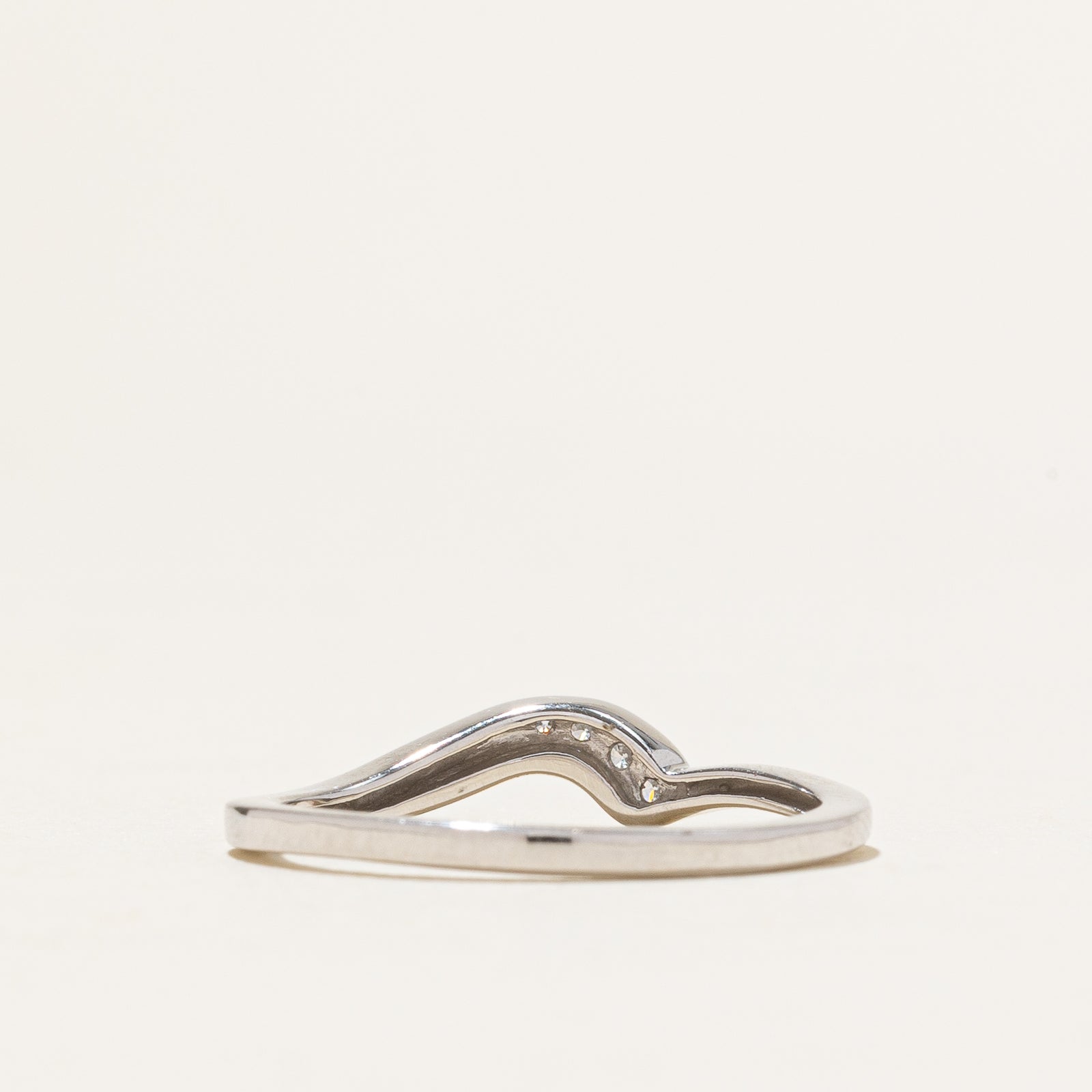 Diamond Contour Band | 0.05ctw | SZ 7.25