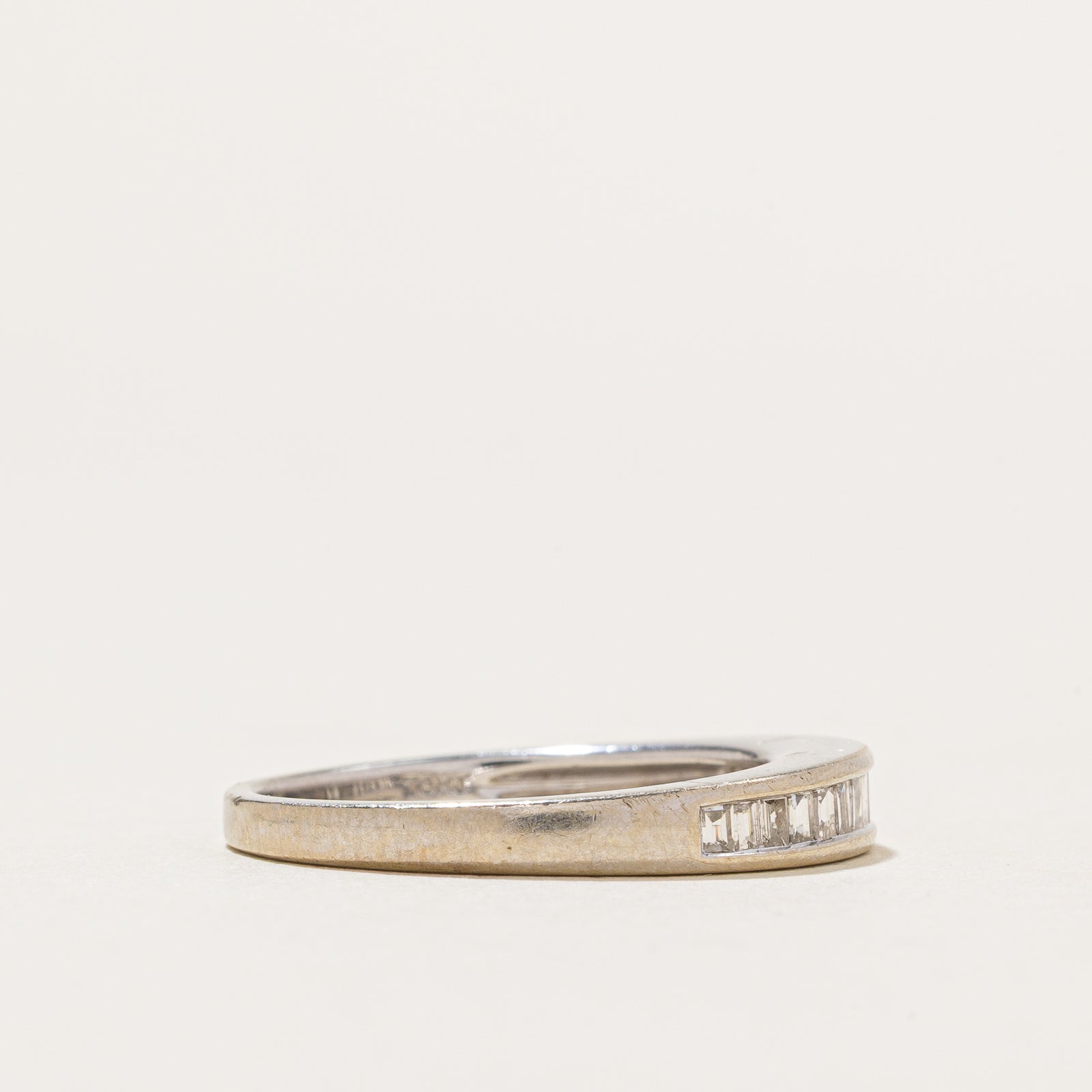 Channel Set Diamond Band | 0.24ctw | SZ 6.75