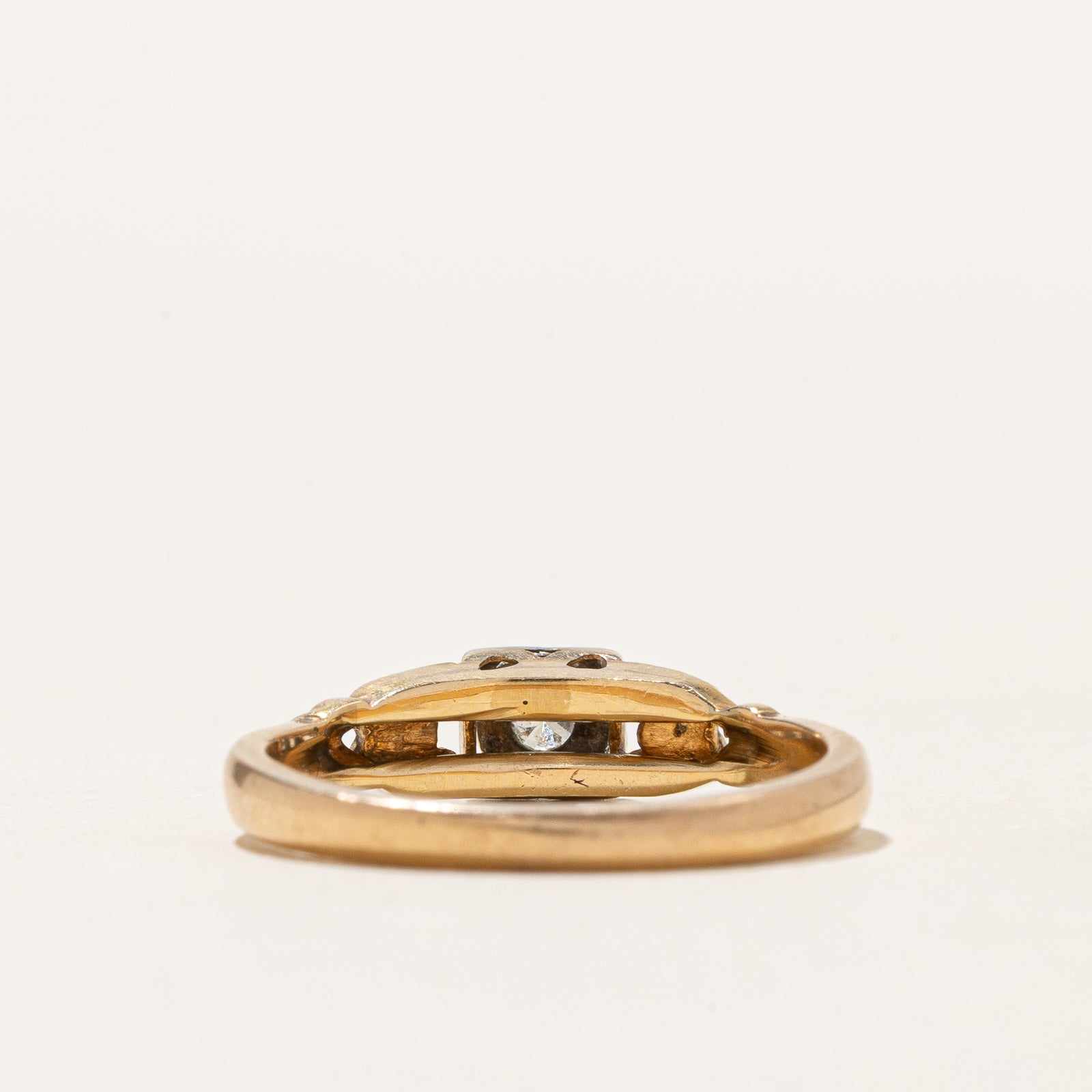 Old Swiss Diamond Ring | 0.05ct | SZ 6