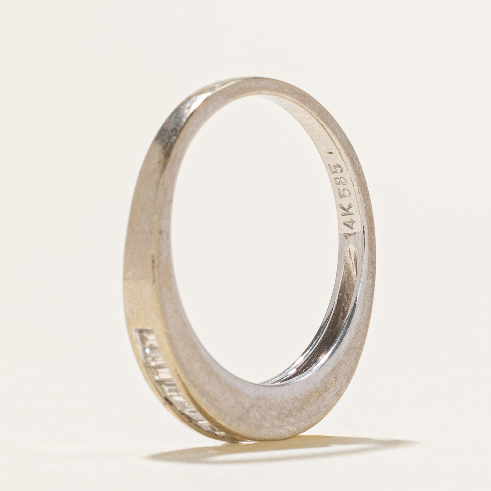 Channel Set Diamond Band | 0.24ctw | SZ 6.75