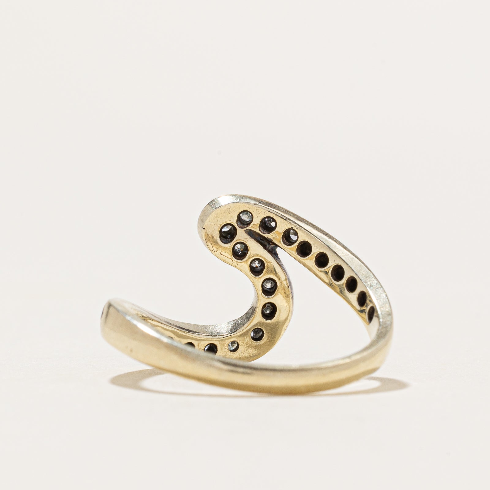 Diamond Wave Abstract Ring | 0.45ctw | SZ 6.5