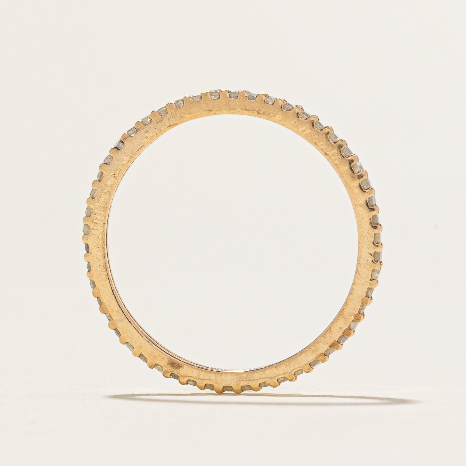 Pave Set Diamond Eternity Band | 0.25ctw | SZ 8.25