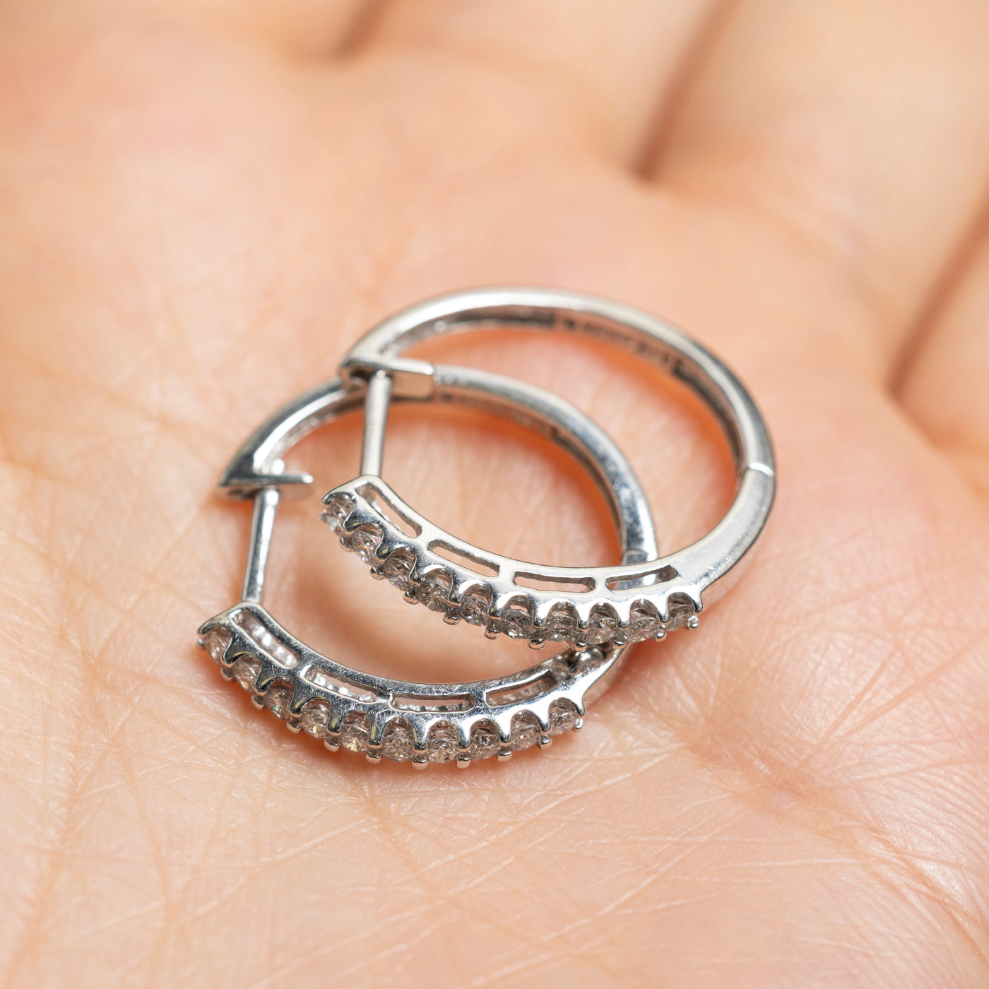 Diamond Hoop Earrings | 0.44ctw