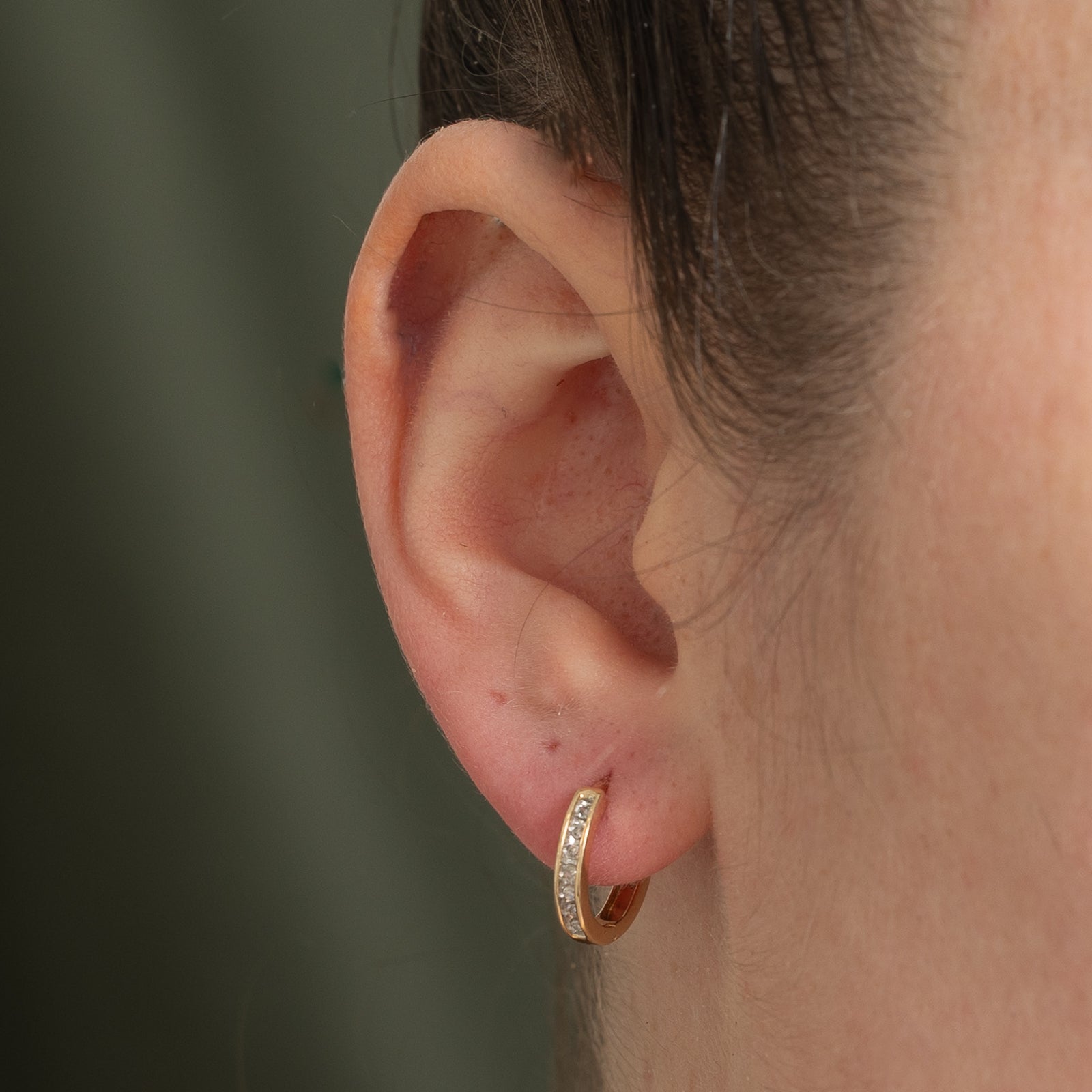 Diamond Huggie Earrings | 0.11ctw