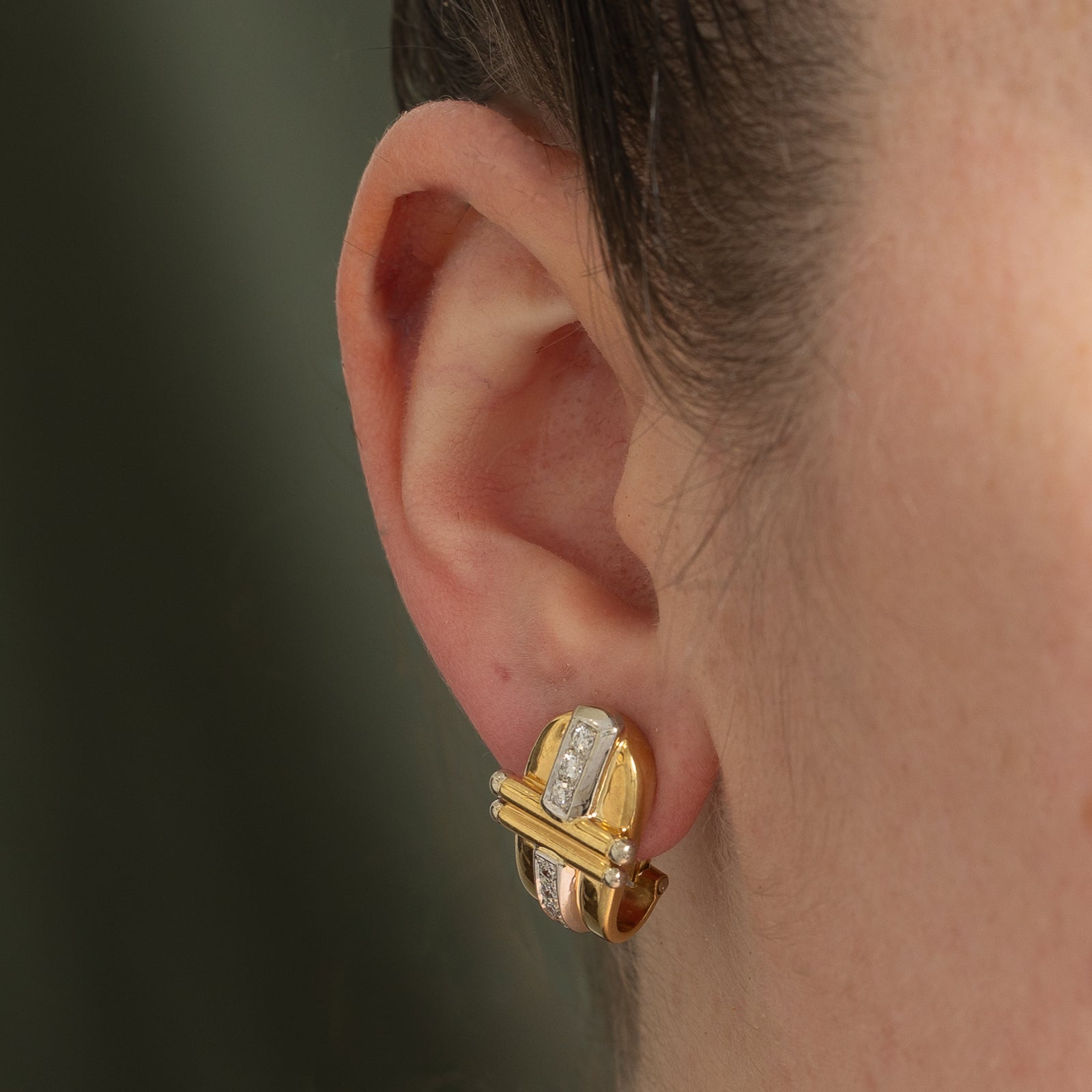 18K Diamond Statement Earrings | 0.43ctw