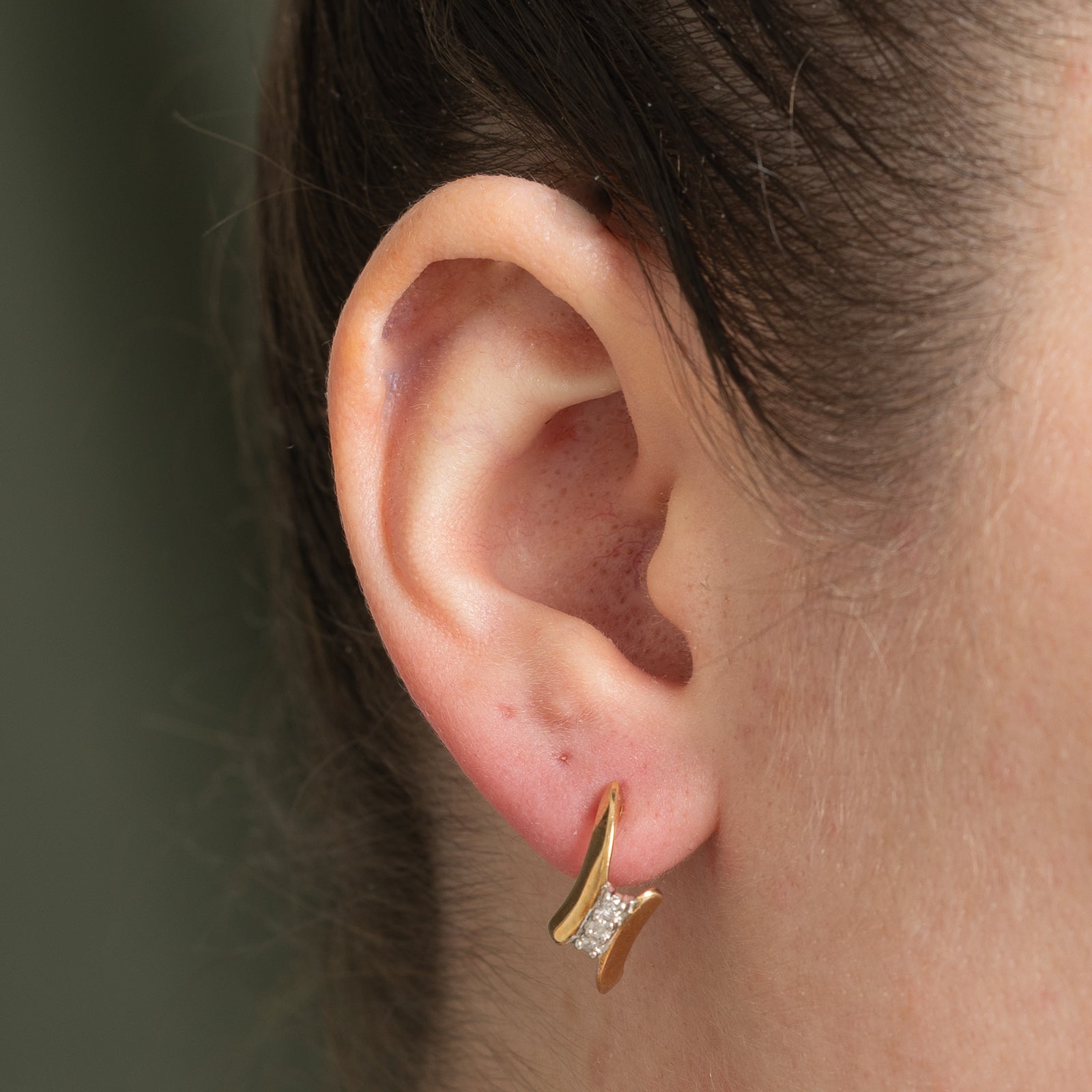 10K Diamond Stud Earrings | 0.12ctw