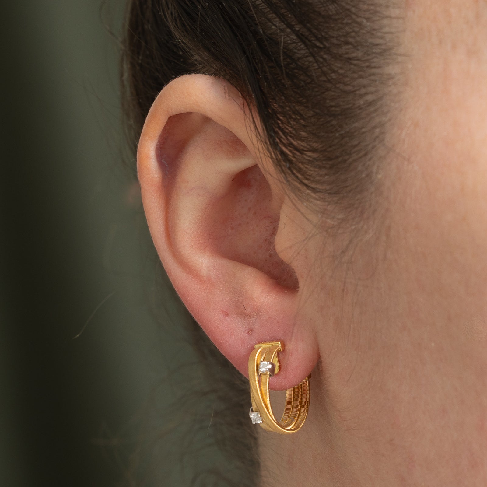 Diamond Hoop Earrings | 0.10ctw