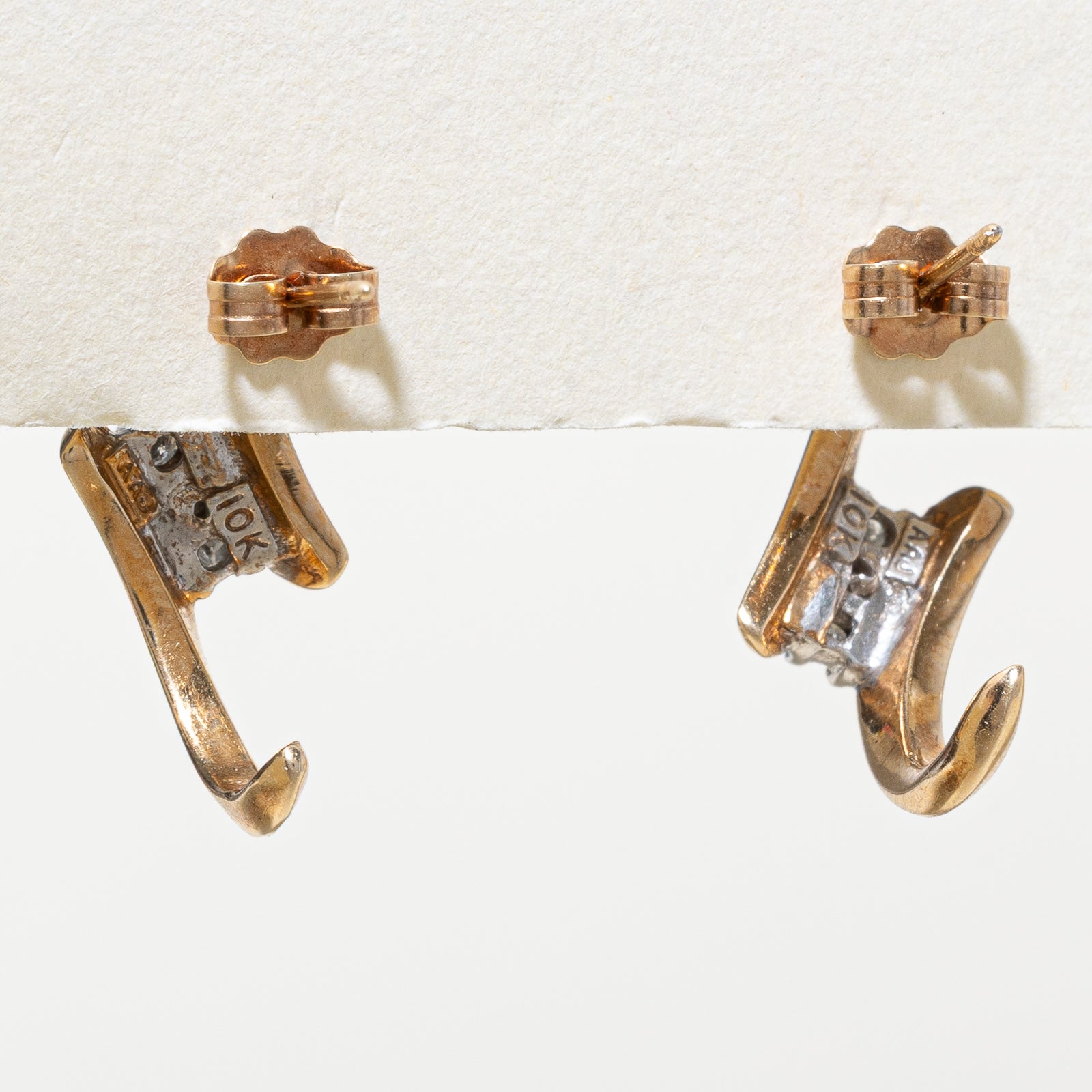 10K Diamond Stud Earrings | 0.12ctw