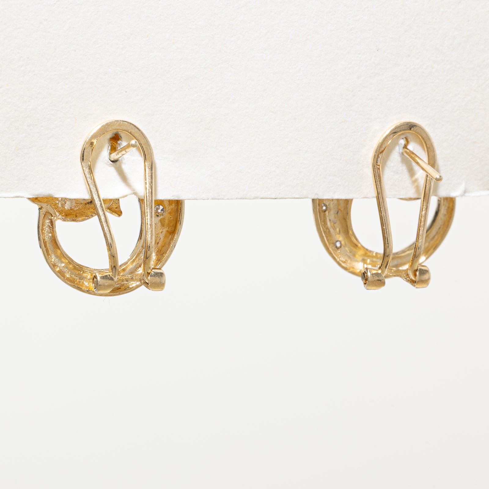 Diamond Dolphin Earrings | 0.10ctw