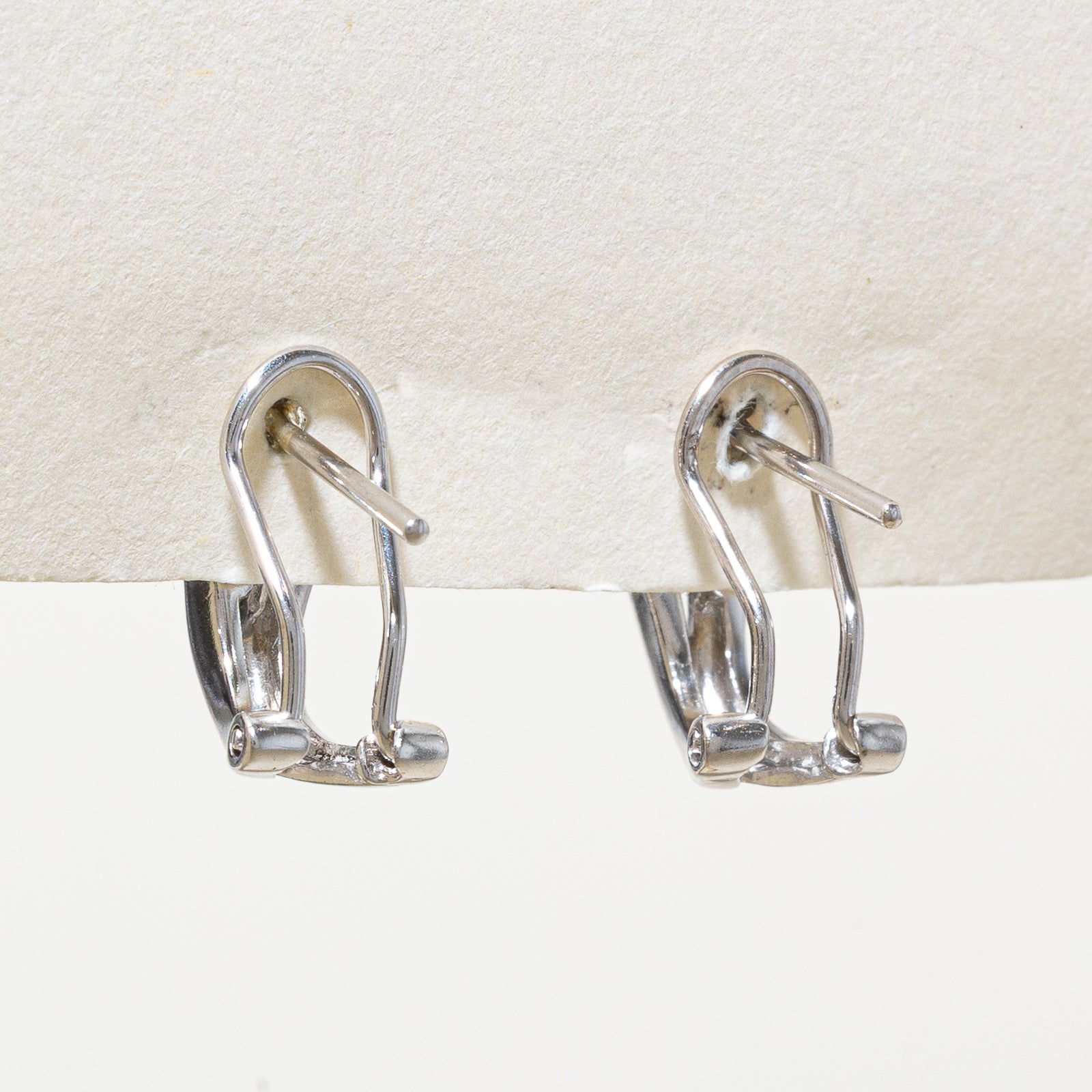 14K Diamond Huggie Earrings | 0.15ctw