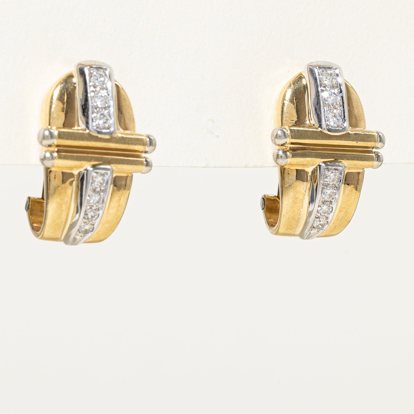 18K Diamond Statement Earrings | 0.43ctw