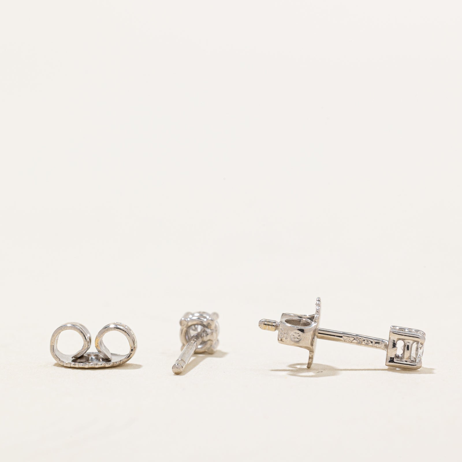 18K Diamond Stud Earrings | 0.21ctw