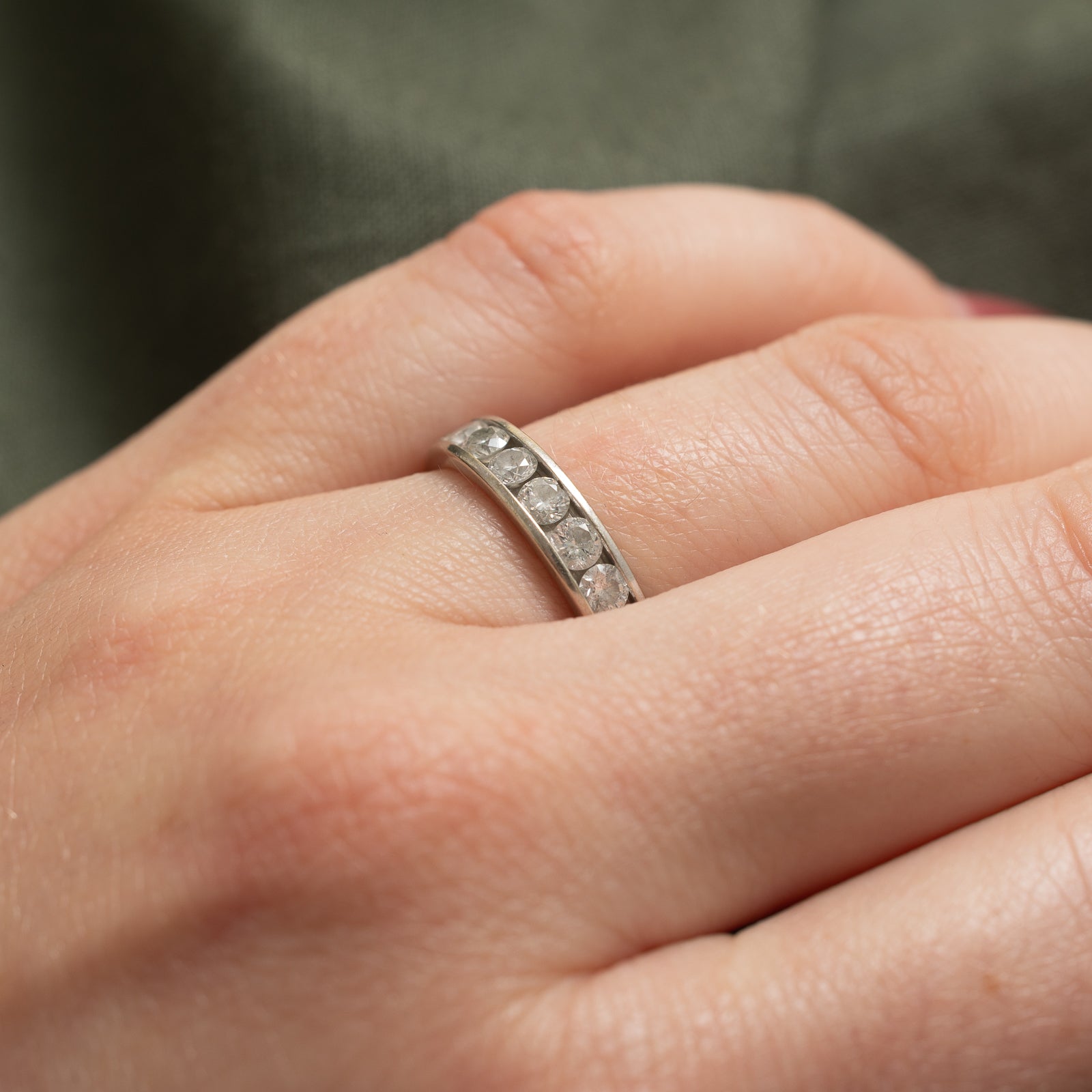 Semi Eternity Channel Set Diamond Band | 1.00ctw | SZ 6