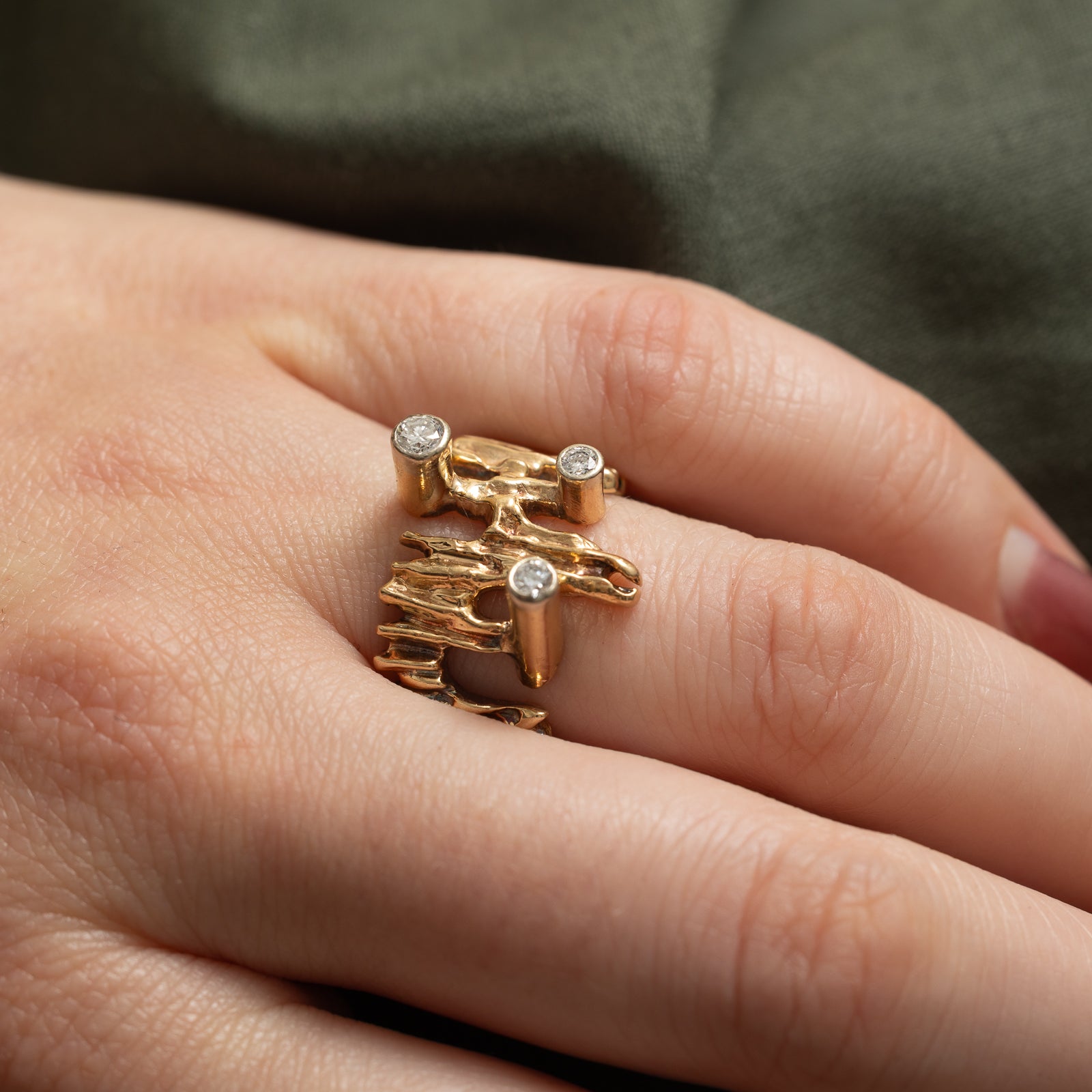 Diamond Abstract Ring | 0.25ctw | SZ 7