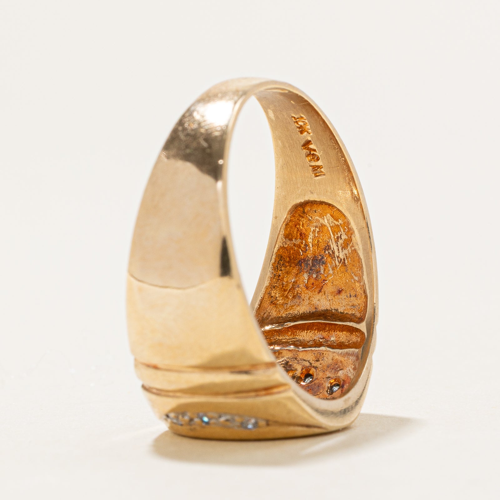 Diamond Signet Ring | 0.05ctw | SZ 11