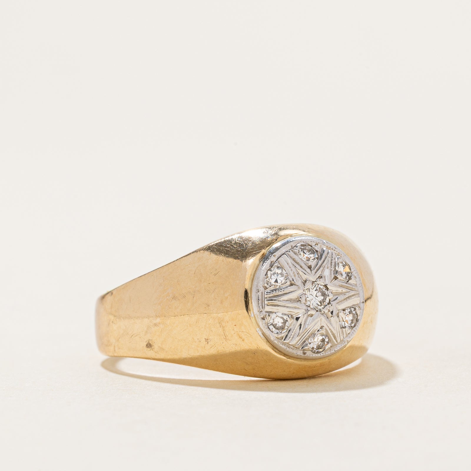 Diamond Cluster Dome Ring | 0.17ctw | SZ 10.5