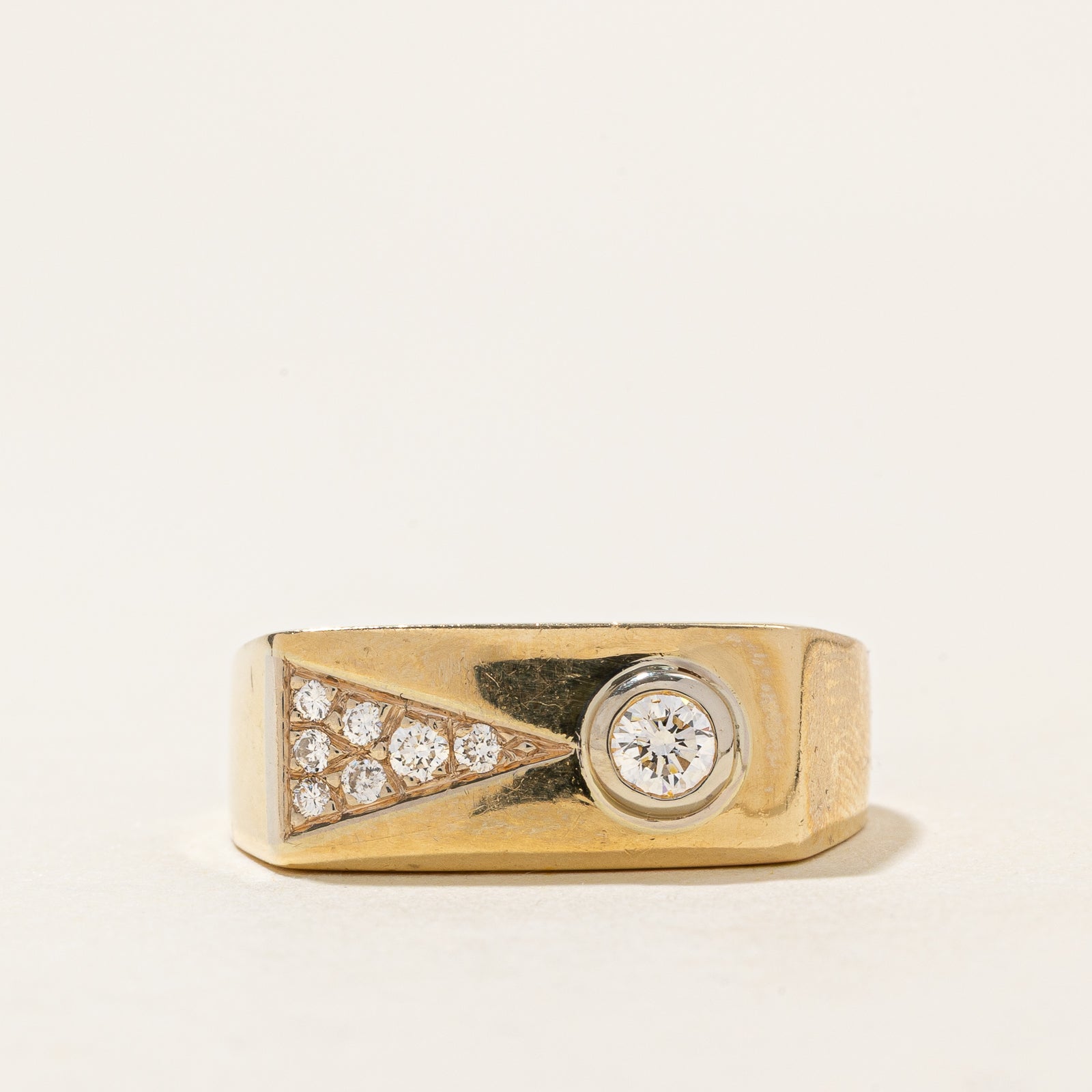 Diamond Geometric Band | 0.28ctw | SZ 10.25