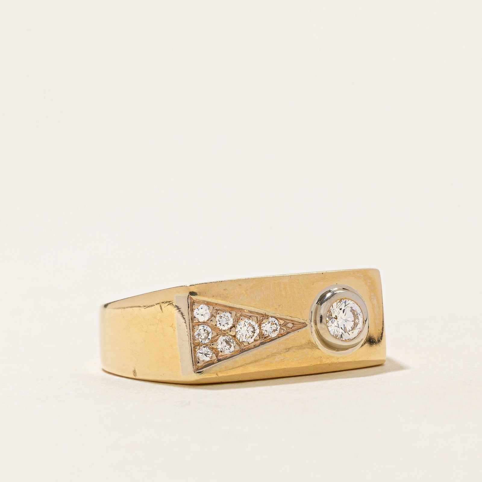 Diamond Geometric Band | 0.28ctw | SZ 10.25
