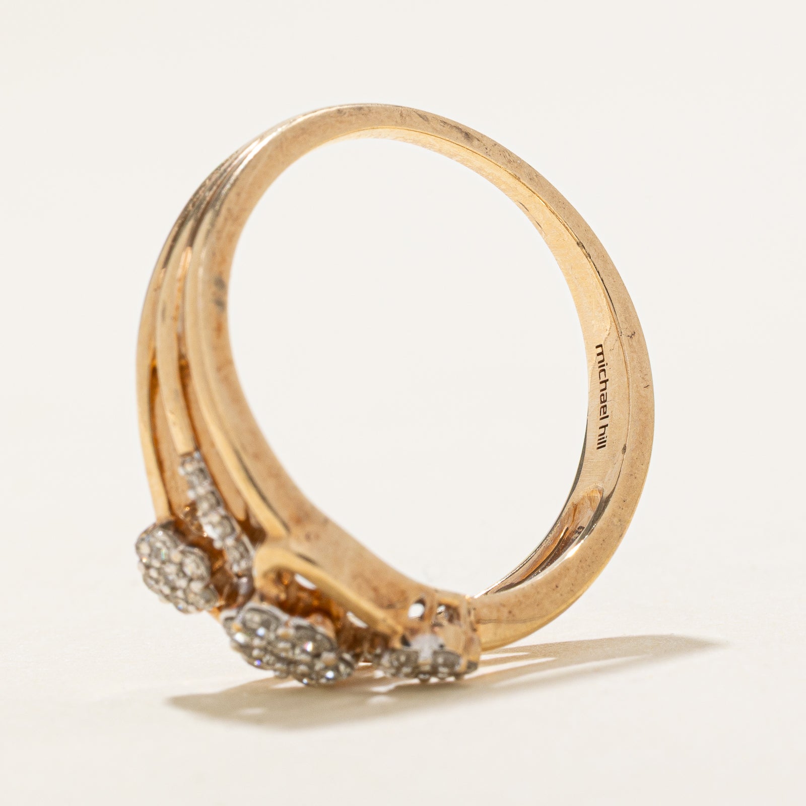 'Michael Hill' Diamond Floral Ring | 0.25ctw | SZ 7.5