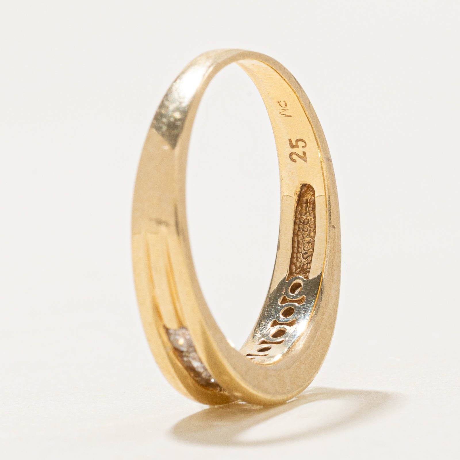 Channel Set Diamond Band | 0.24ctw | SZ 7