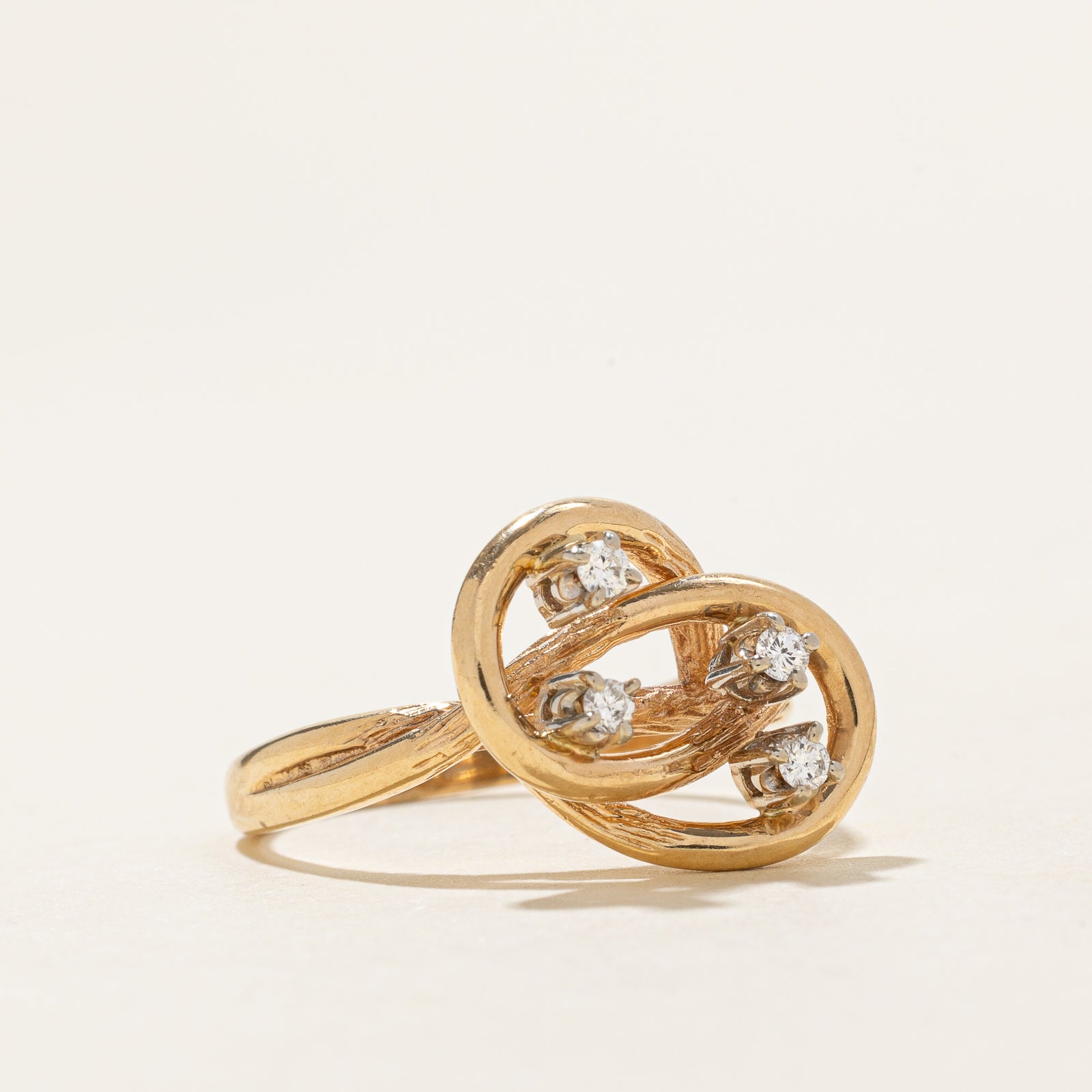 Diamond Open Knot Ring | 0.10ctw | SZ 8