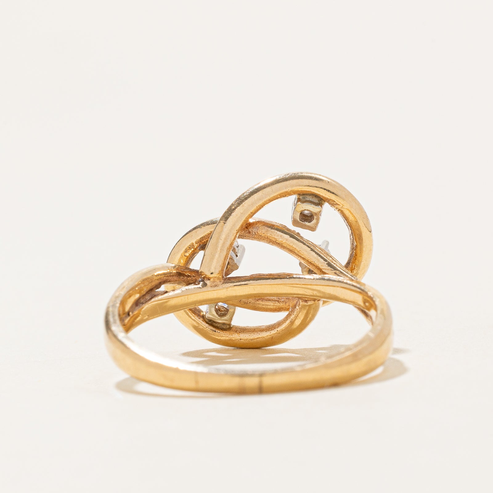Diamond Open Knot Ring | 0.10ctw | SZ 8