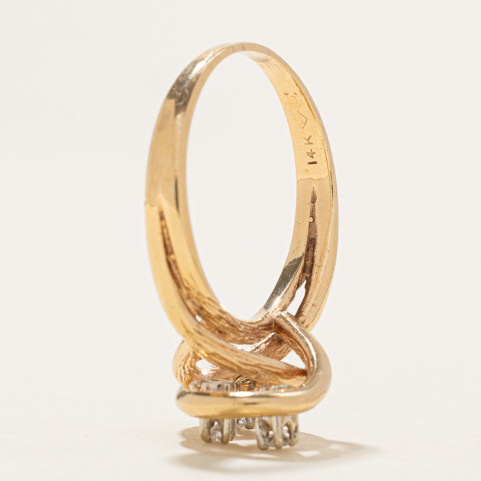 Diamond Open Knot Ring | 0.10ctw | SZ 8