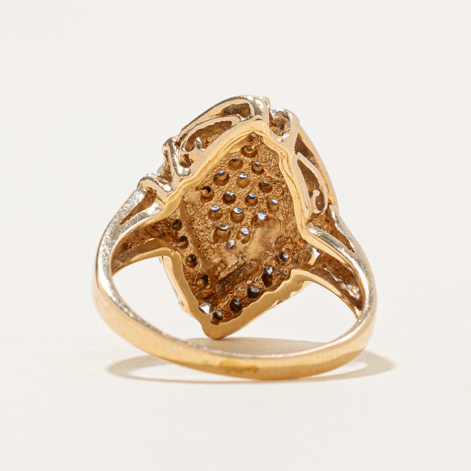 Diamond Cluster Cocktail Ring | 0.26ctw | SZ 5.5