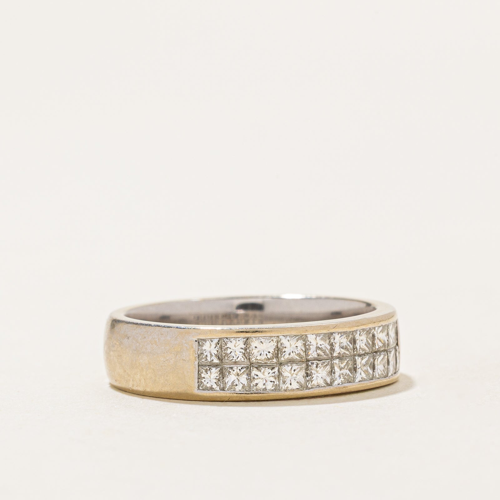 Double Row Semi Eternity Diamond Band | 0.77ctw | SZ 5.5