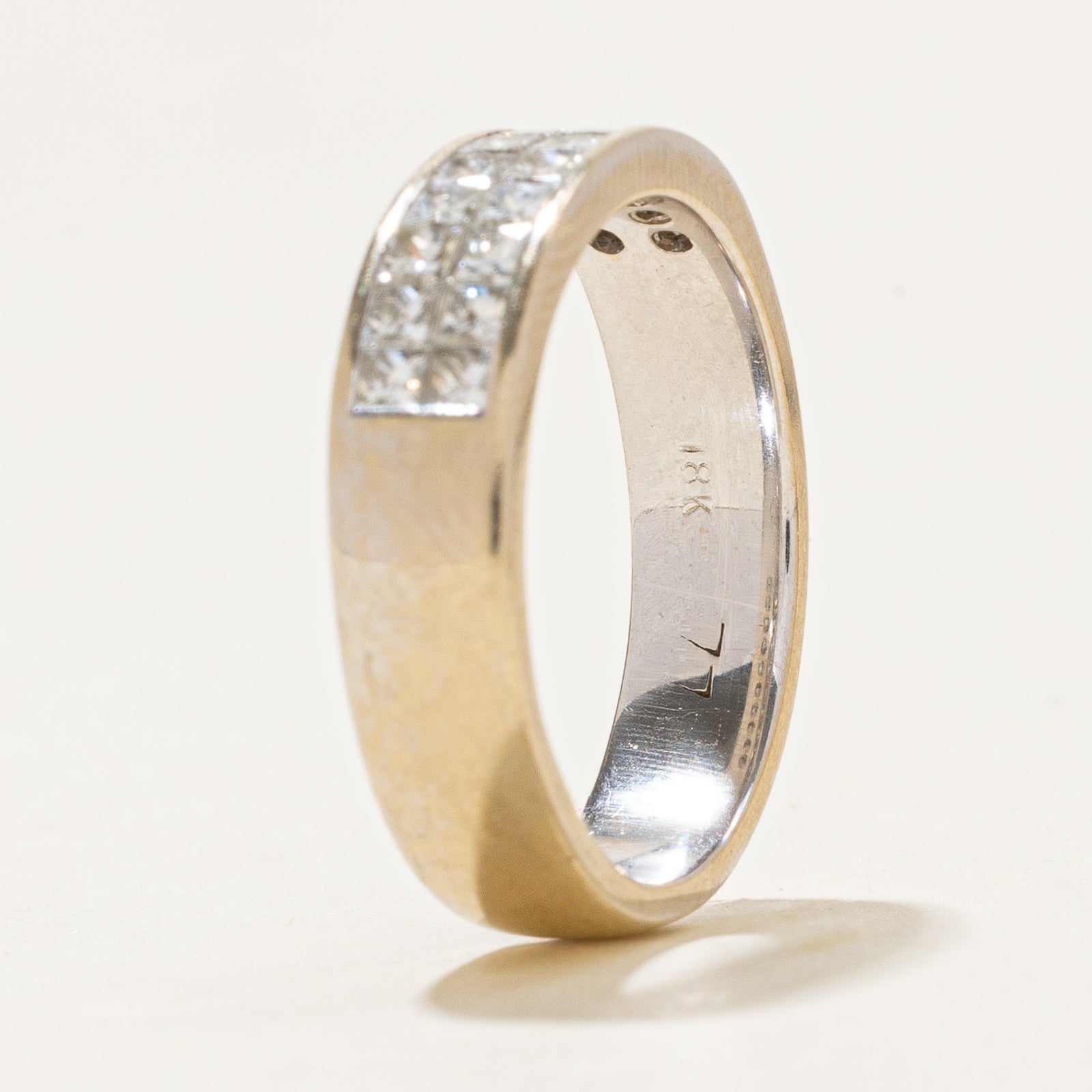 Double Row Semi Eternity Diamond Band | 0.77ctw | SZ 5.5