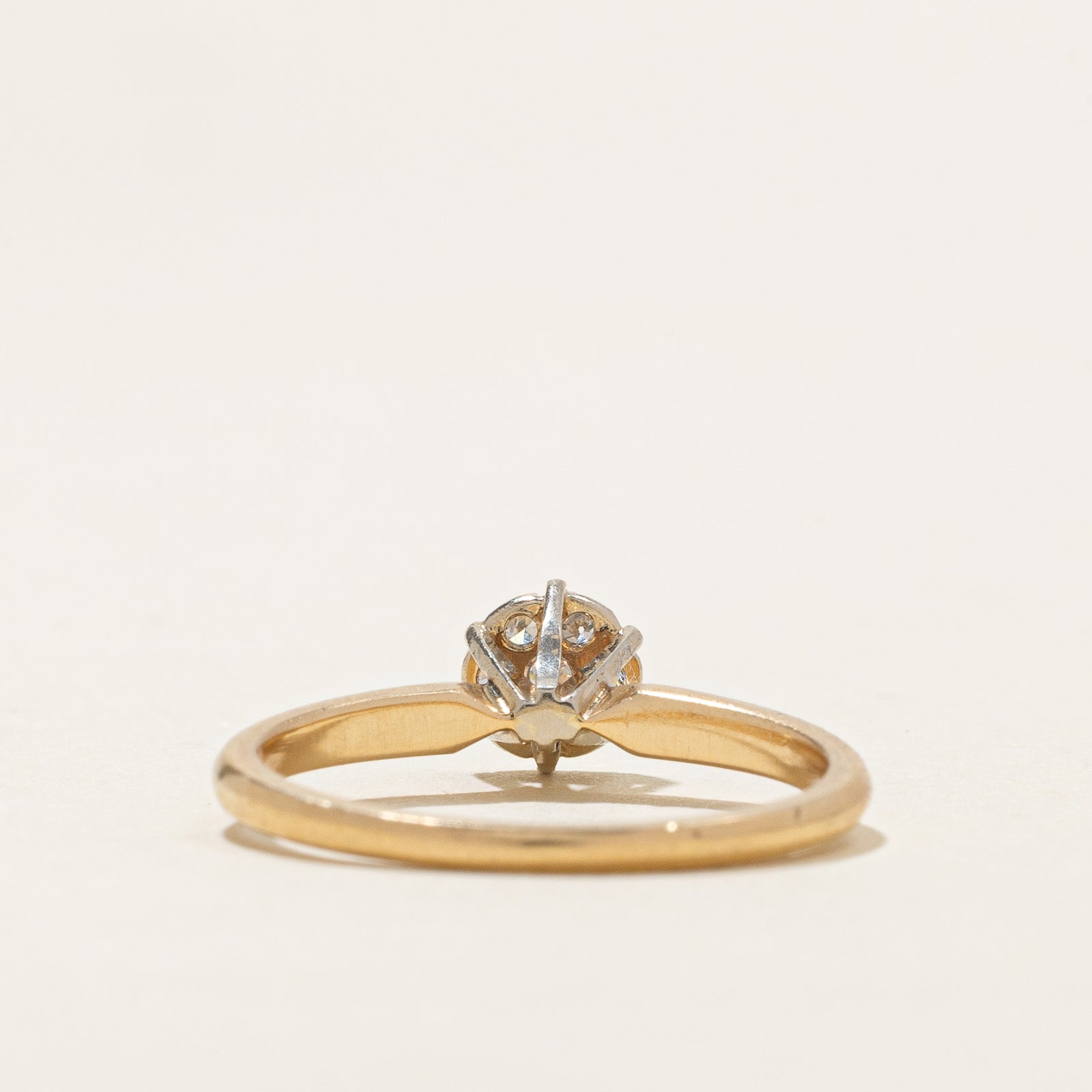 High Set Diamond Cluster Ring | 0.12ctw | SZ 6