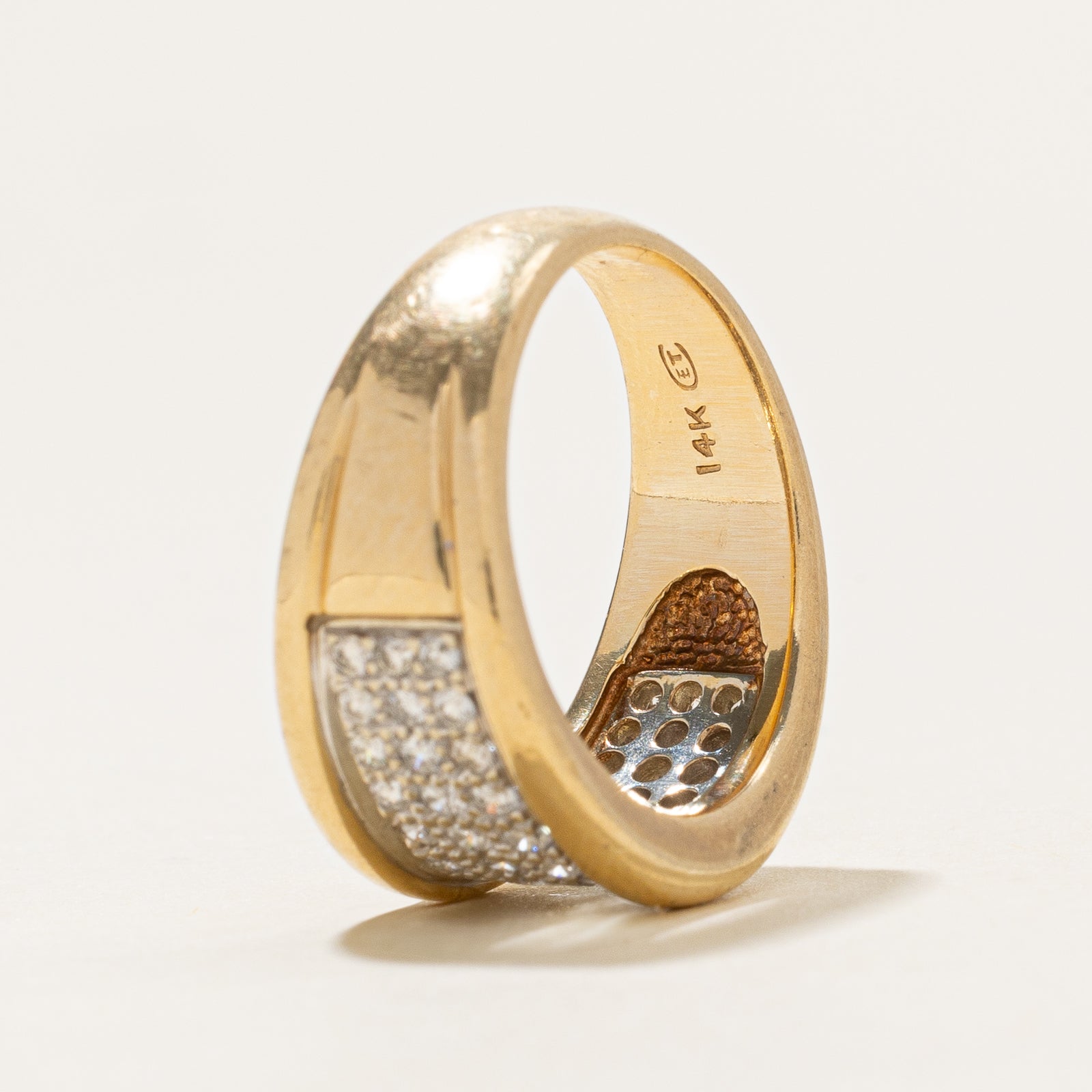 Pave Set Diamond Band | 0.55ctw | SZ 6.25