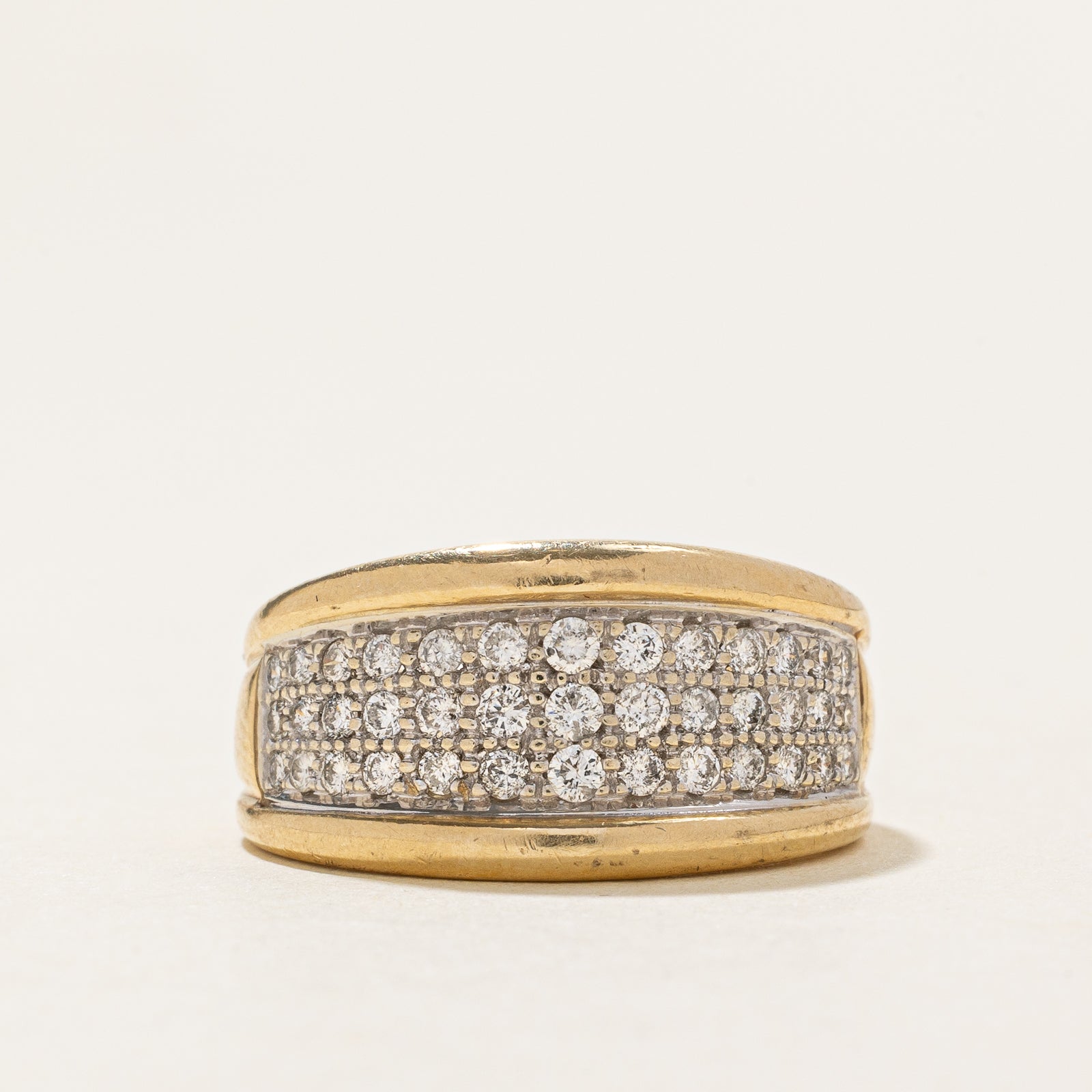 Pave Set Diamond Band | 0.55ctw | SZ 6.25